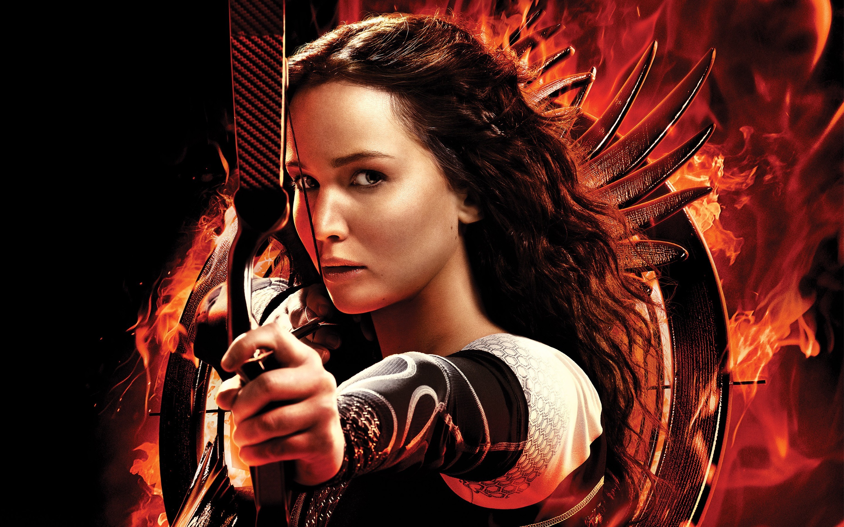 2880x1800 Jennifer Lawrence Hunger Games Wallpaper