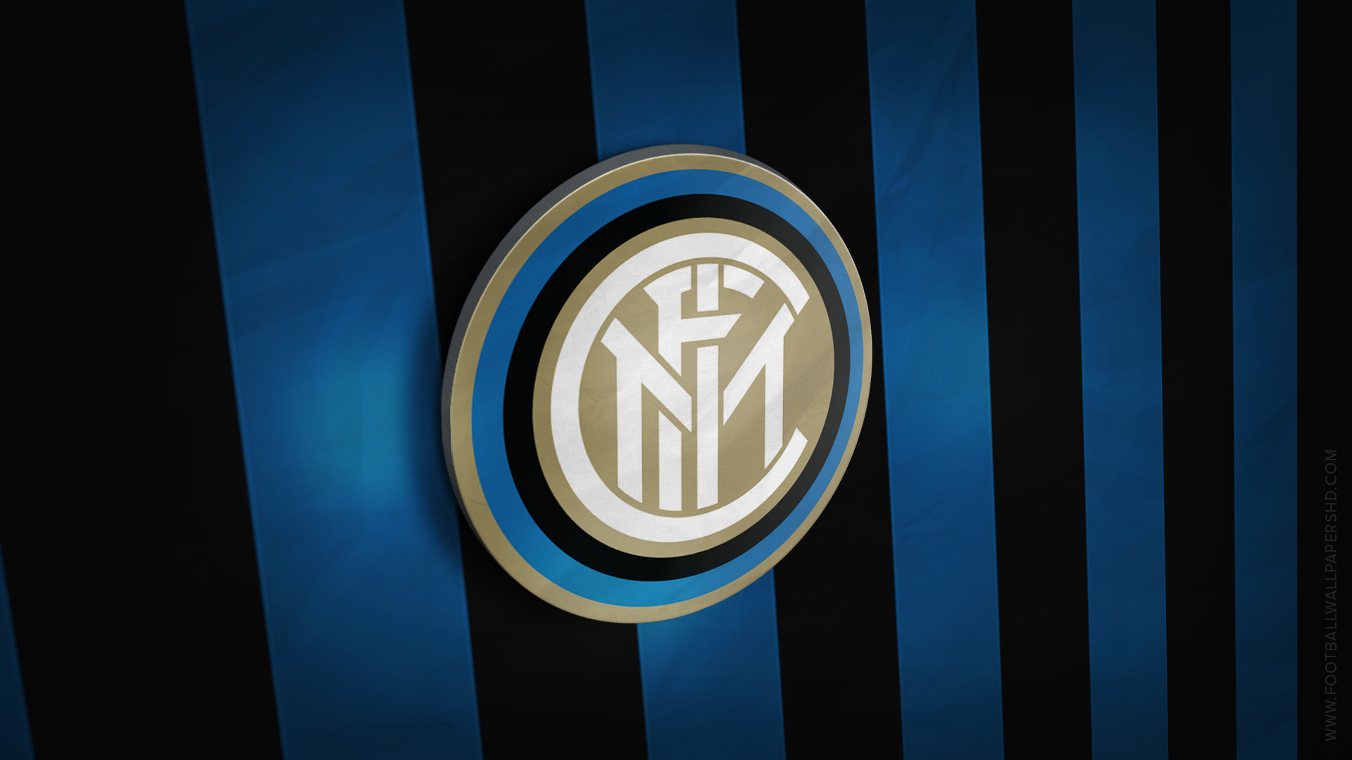 1920x1080  Inter Milan 3D Logo Wallpaper