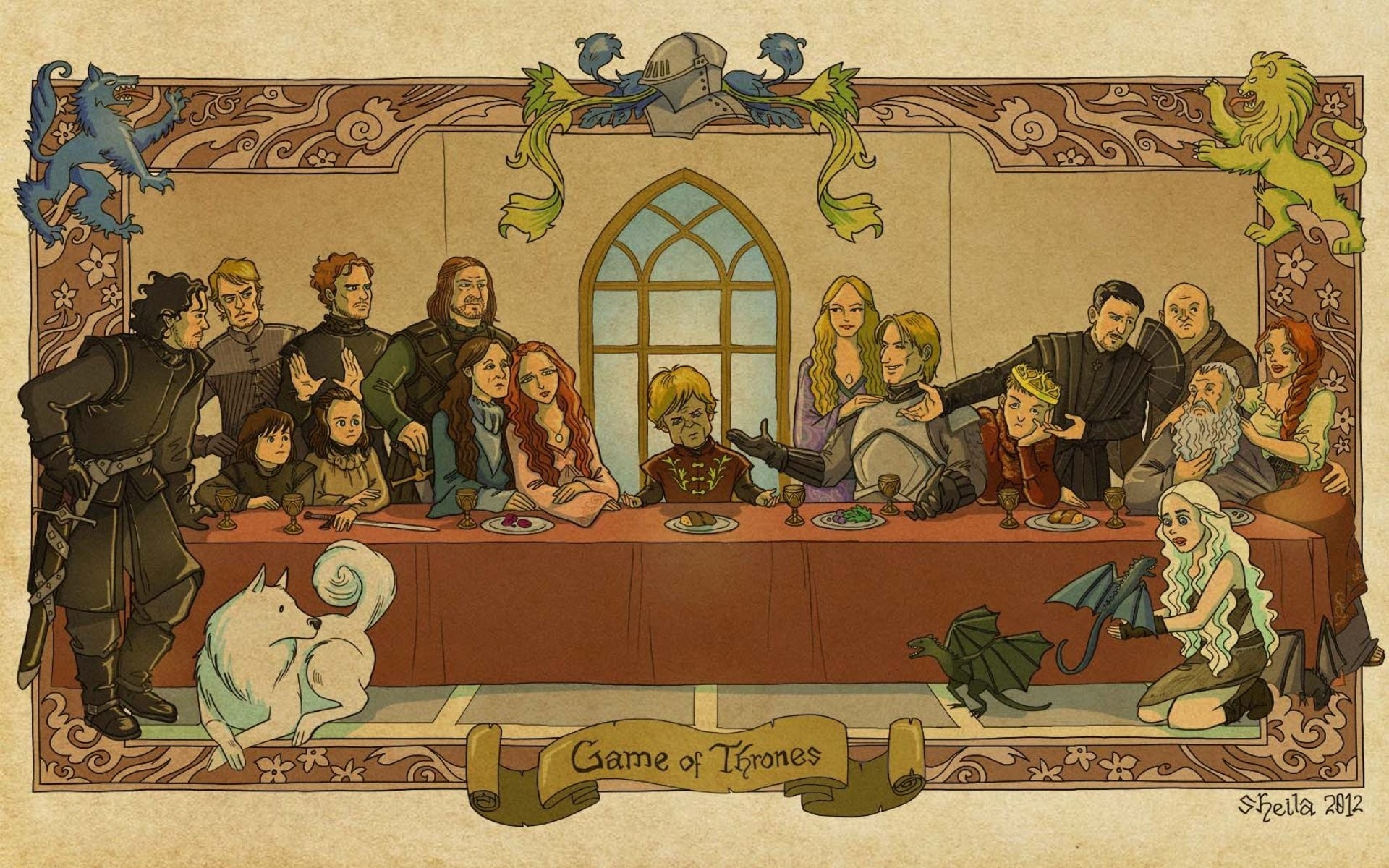 1920x1200 last supper The Last Supper Game of Thrones A Song of Ice and Fire Tyrion  Lannister
