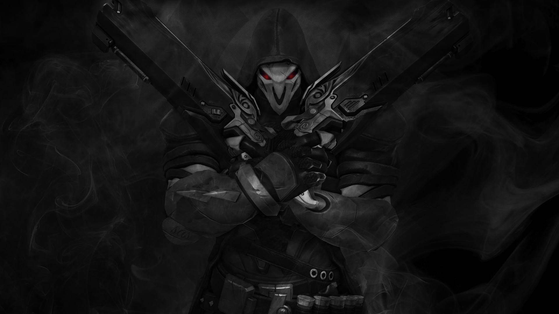 1920x1080 ... Reaper (Overwatch) Wallpaper by SAS by saszin