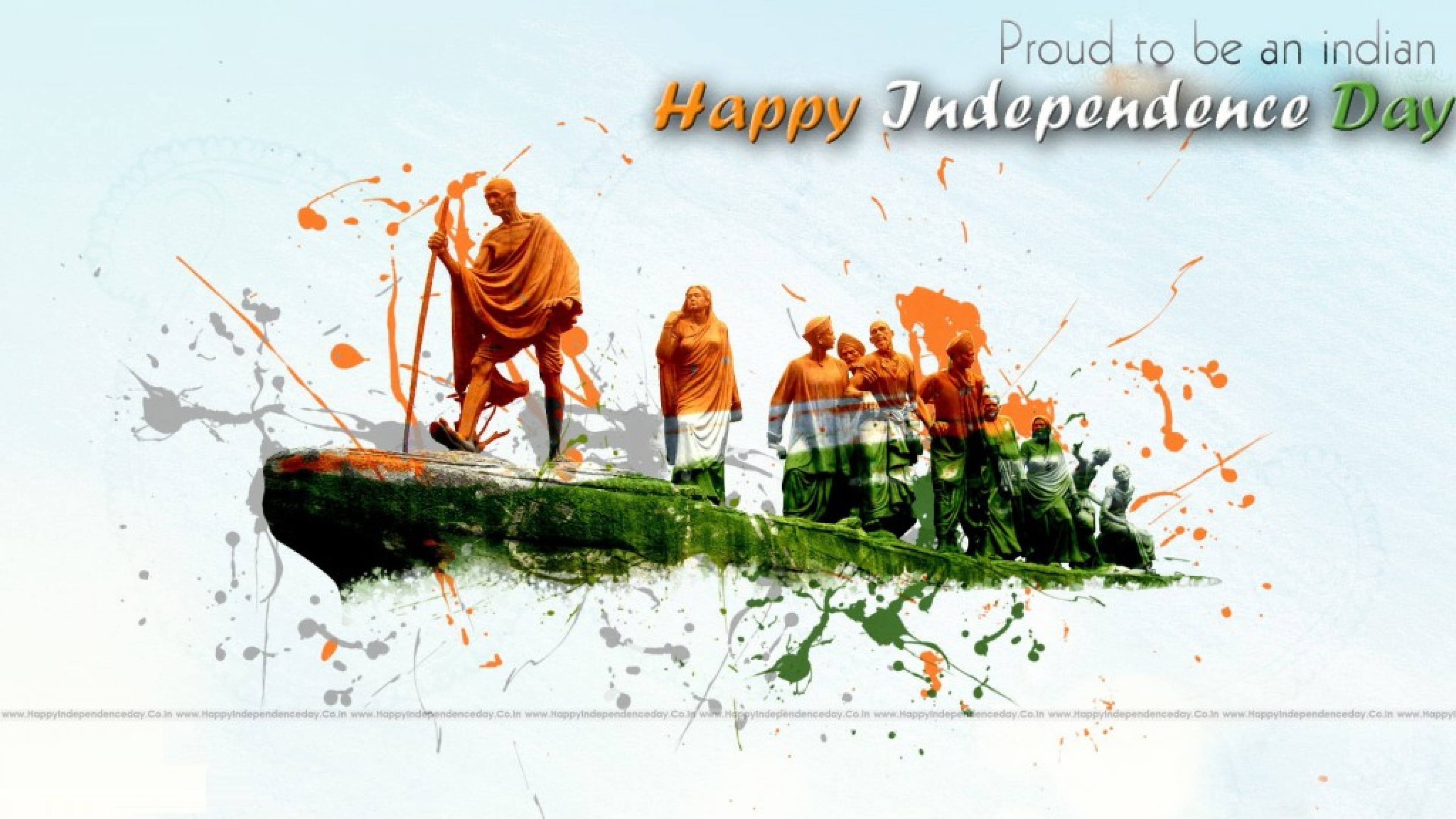 3840x2160 Indian Flag Wallpaper Animation for India Independence Day with