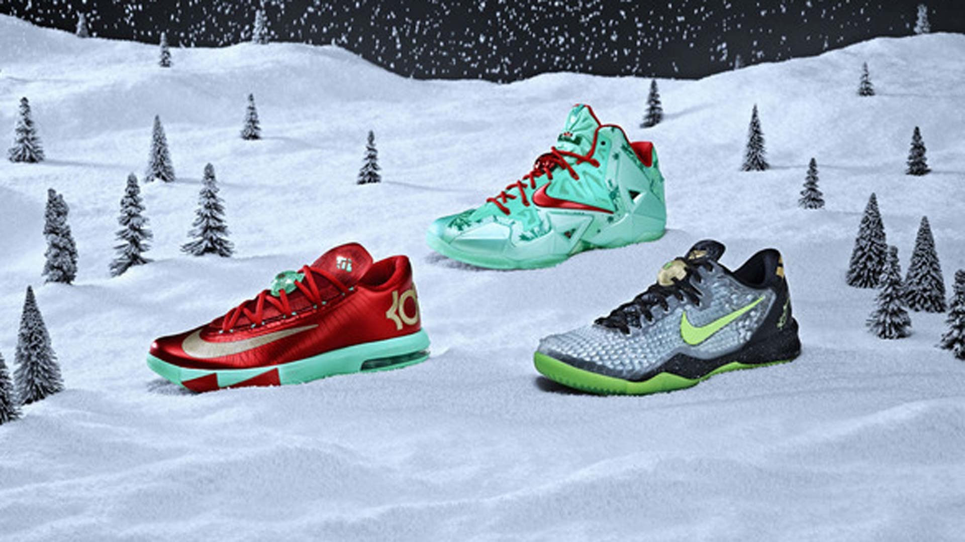 1920x1080 Kevin Durant Christmas Shoes