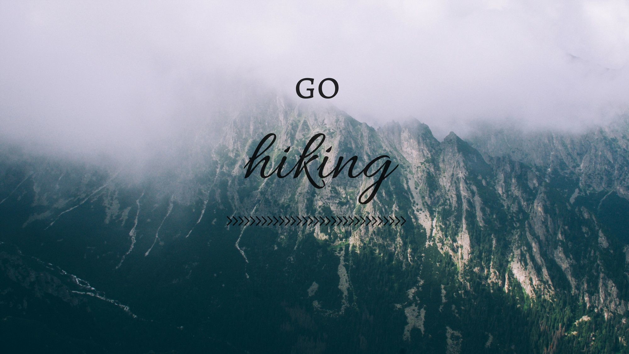 2000x1125 #go #hiking #mountains #wallpaper #desktop #background #computer #pc #mac  #tumblr #clouds #steam #green #adventure #travel #explore #exploring  #hipster #