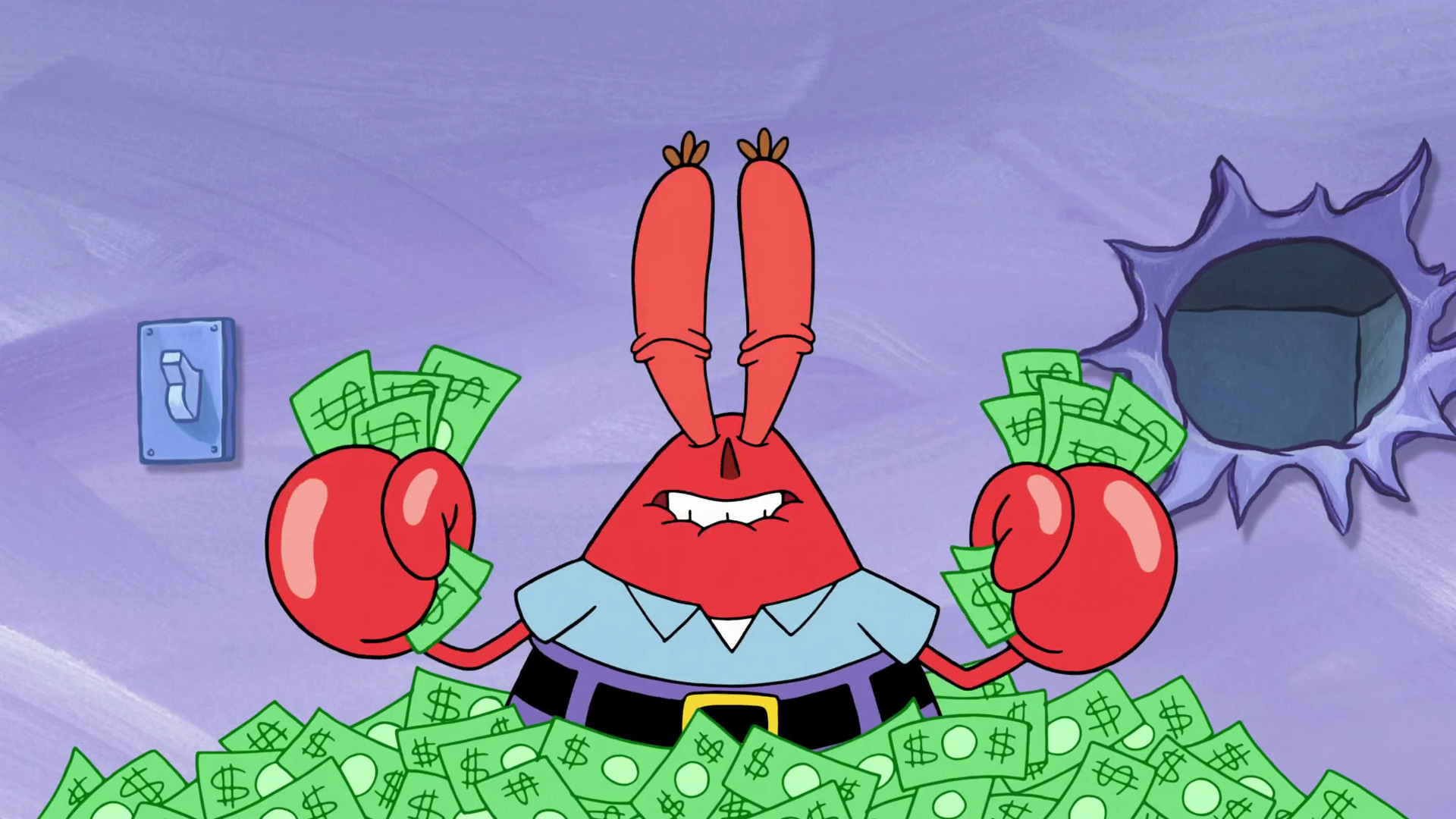 1920x1080 8. How you feel after pay day. Mr. Krabs ...