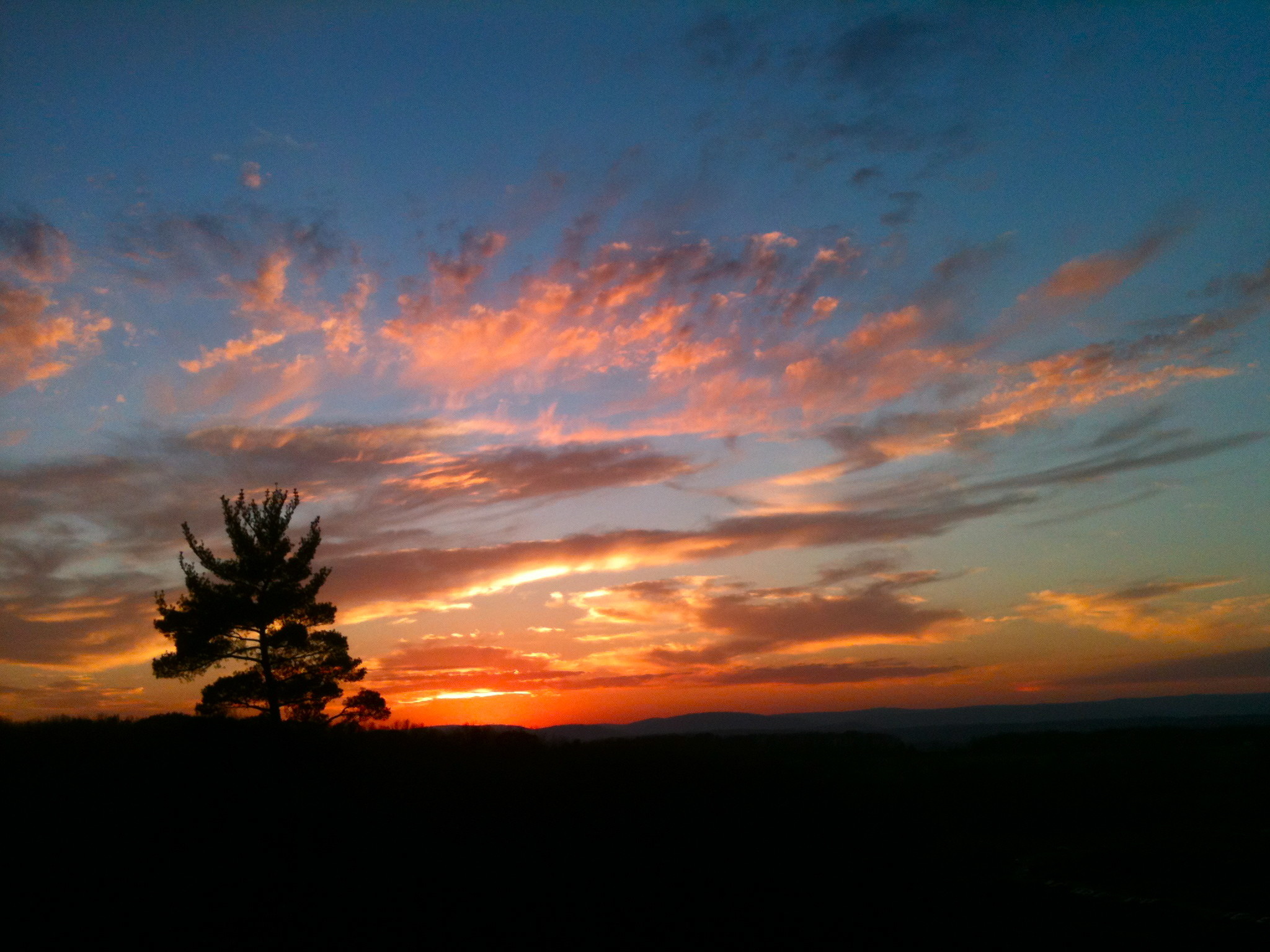 2048x1536 Sunset at Little Round Top - Gettysburg, PA