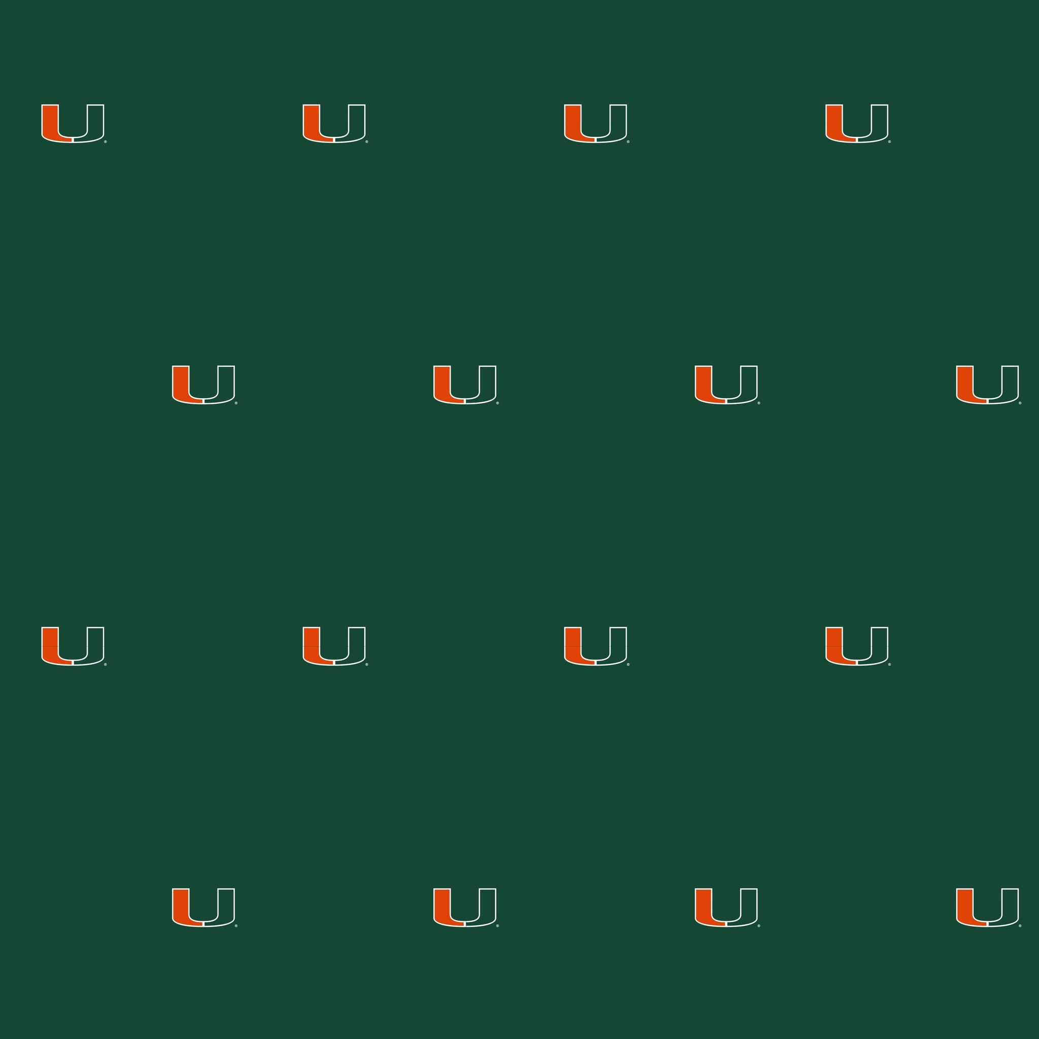 2048x2048 ... University of Miami Logo Wallpaper ...