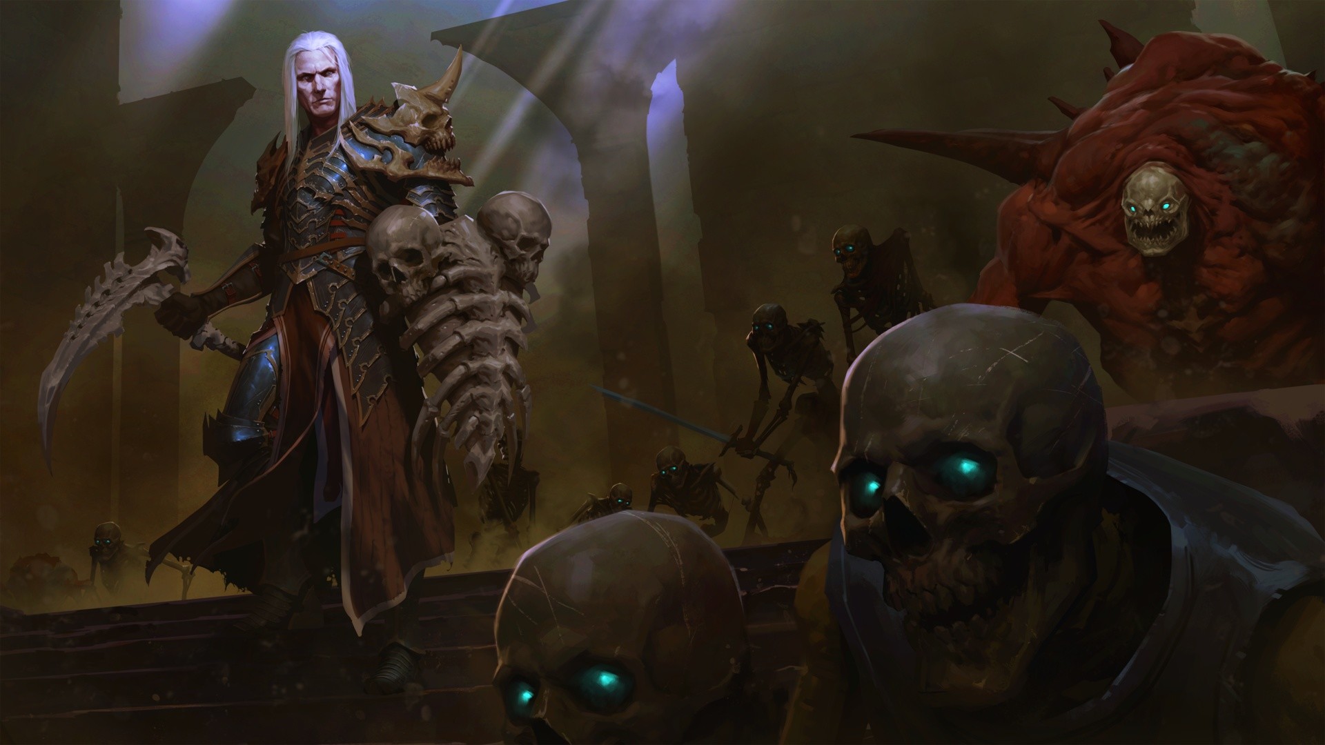 1920x1080 The arrival of the necromancer. Wallpaper from Diablo III: Rise of the  Necromancer