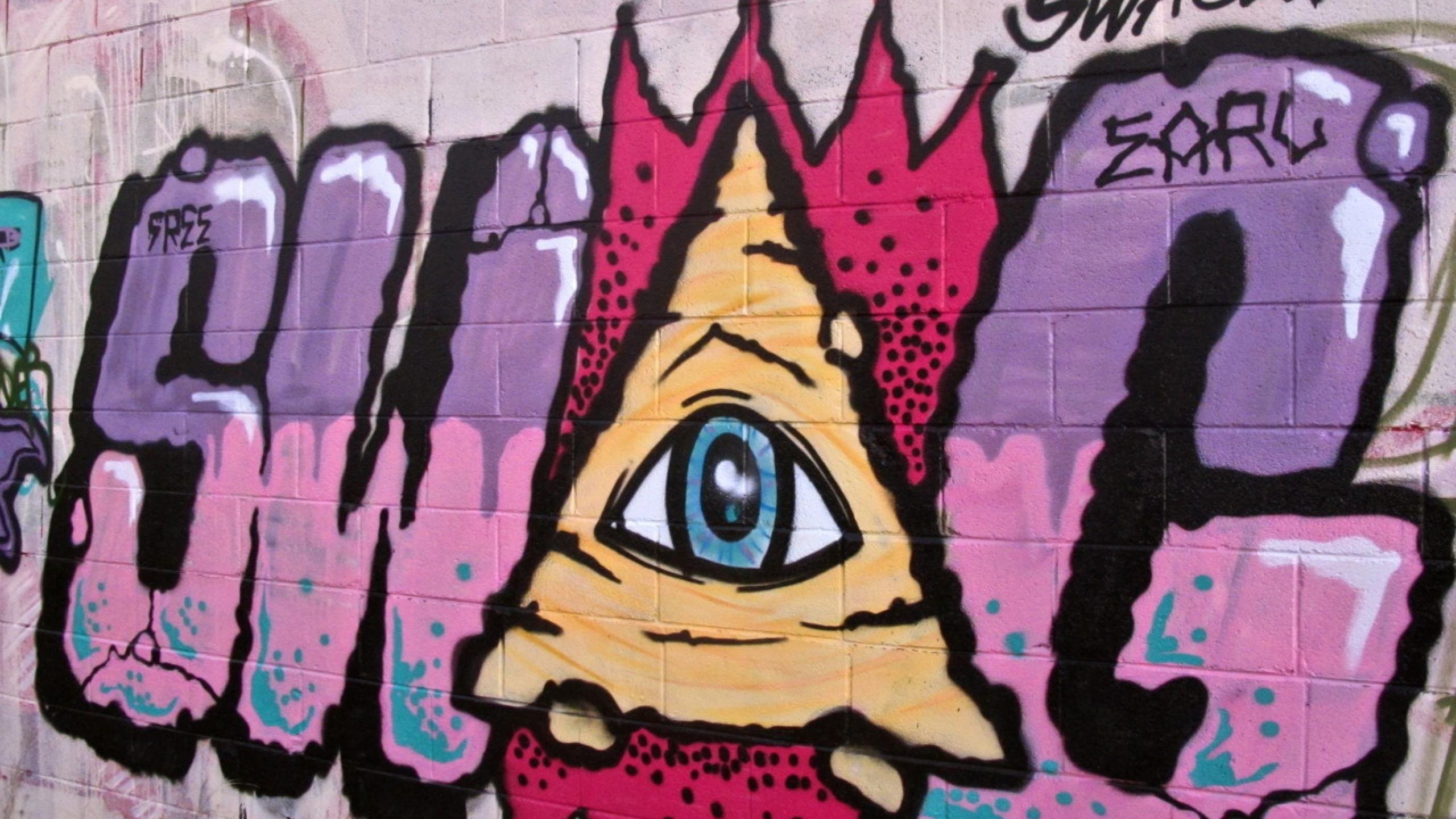 2560x1440 Graffiti Hiphop Eater Illuminatis