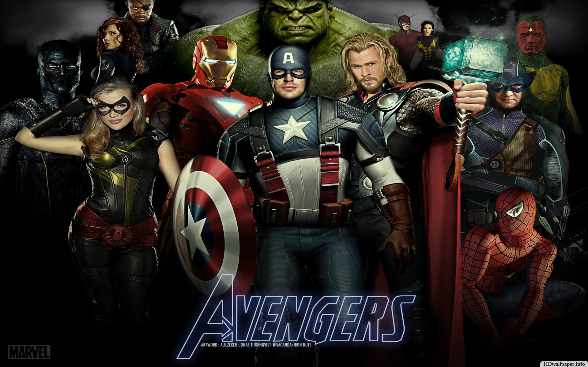 1920x1200 Marvel Avengers Desktop Wallpaper - http://hdwallpaper.info/marvel-avengers
