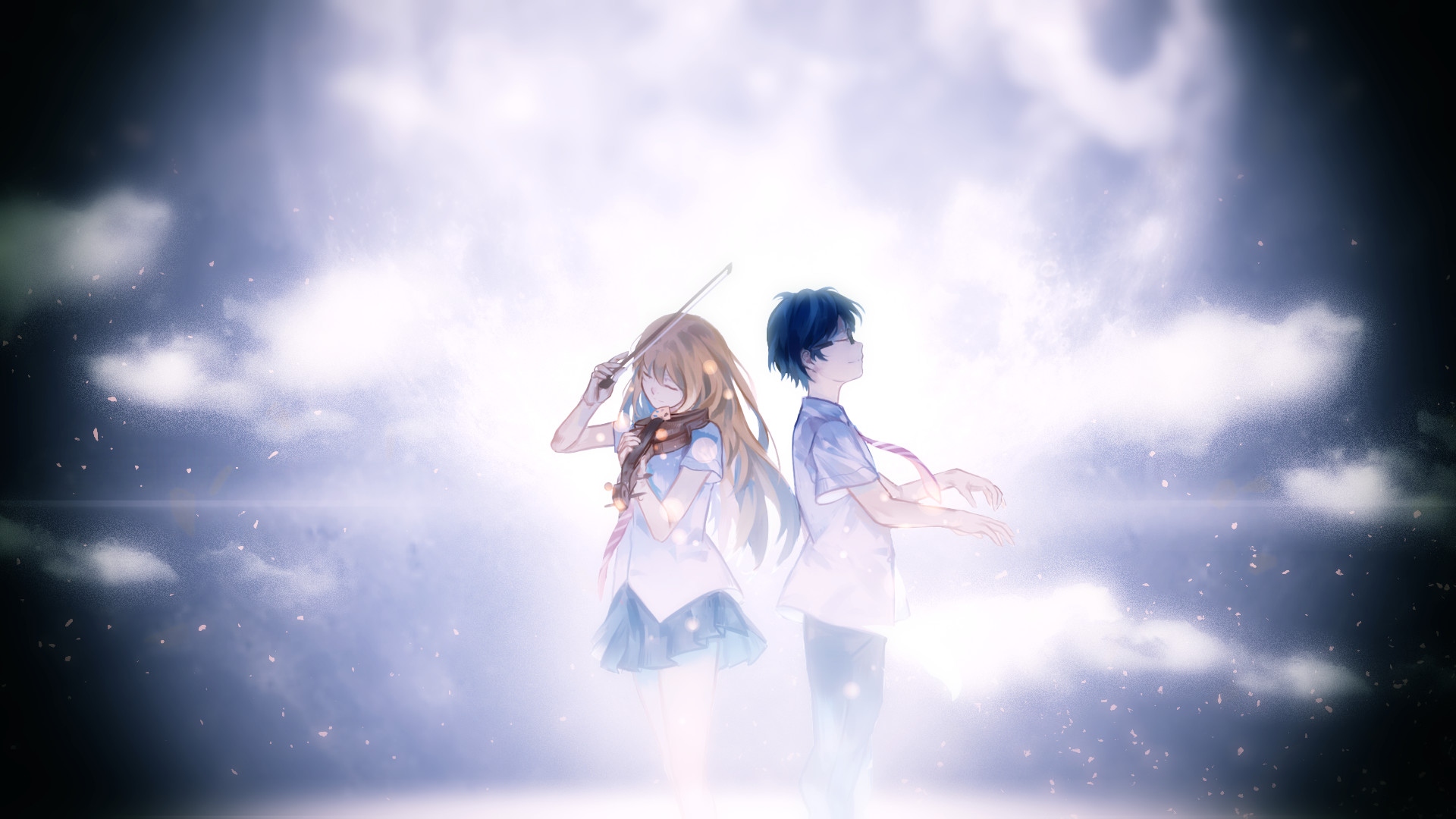 Anime Your Lie in April HD Wallpaper