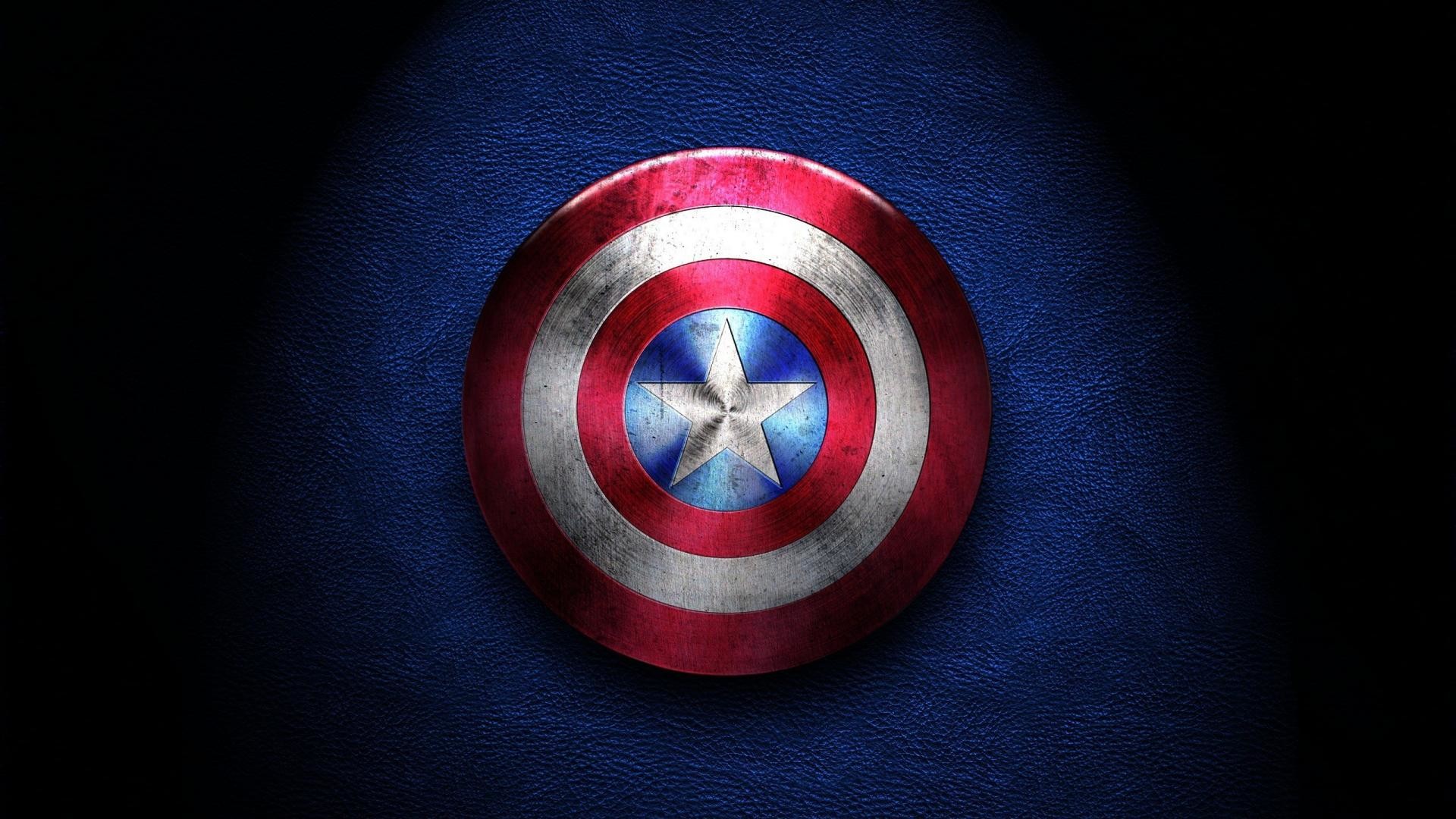 1920x1080 Captain america marvel comics artwork logos shield wallpaper