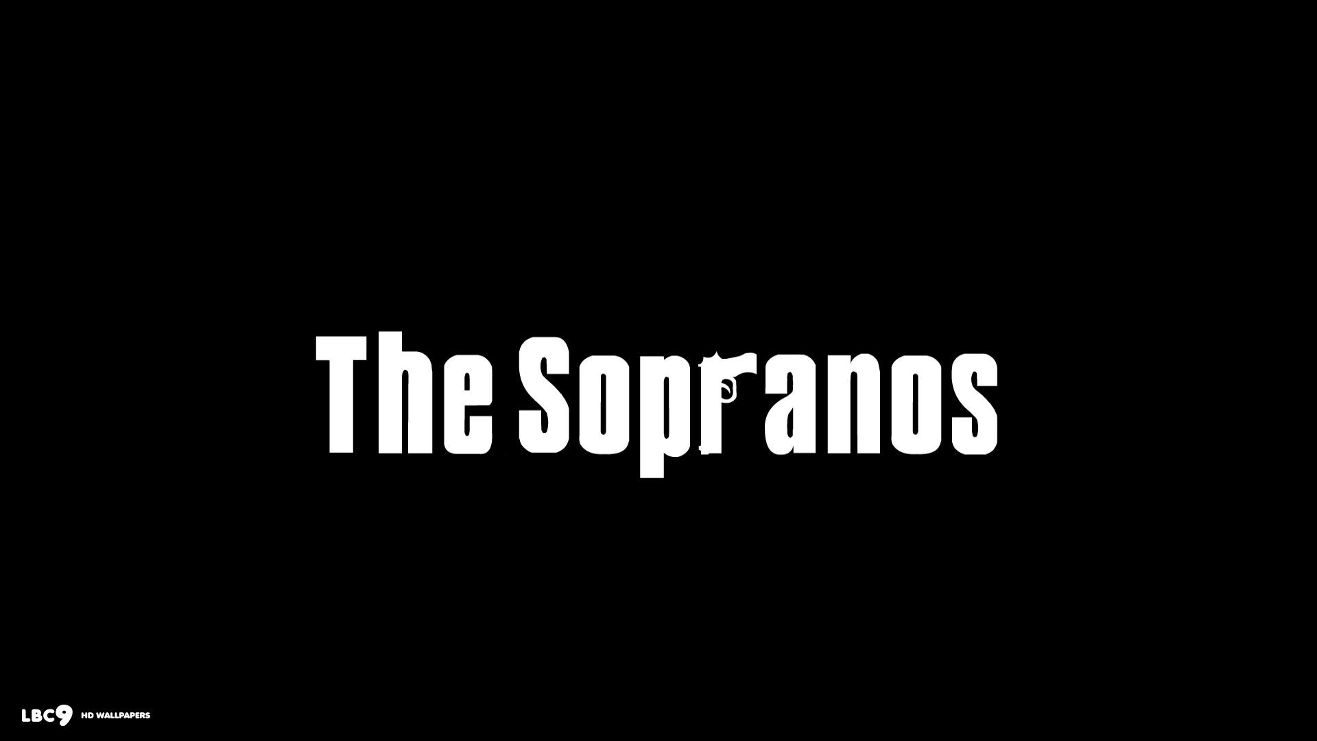 1920x1080 the sopranos white logo 