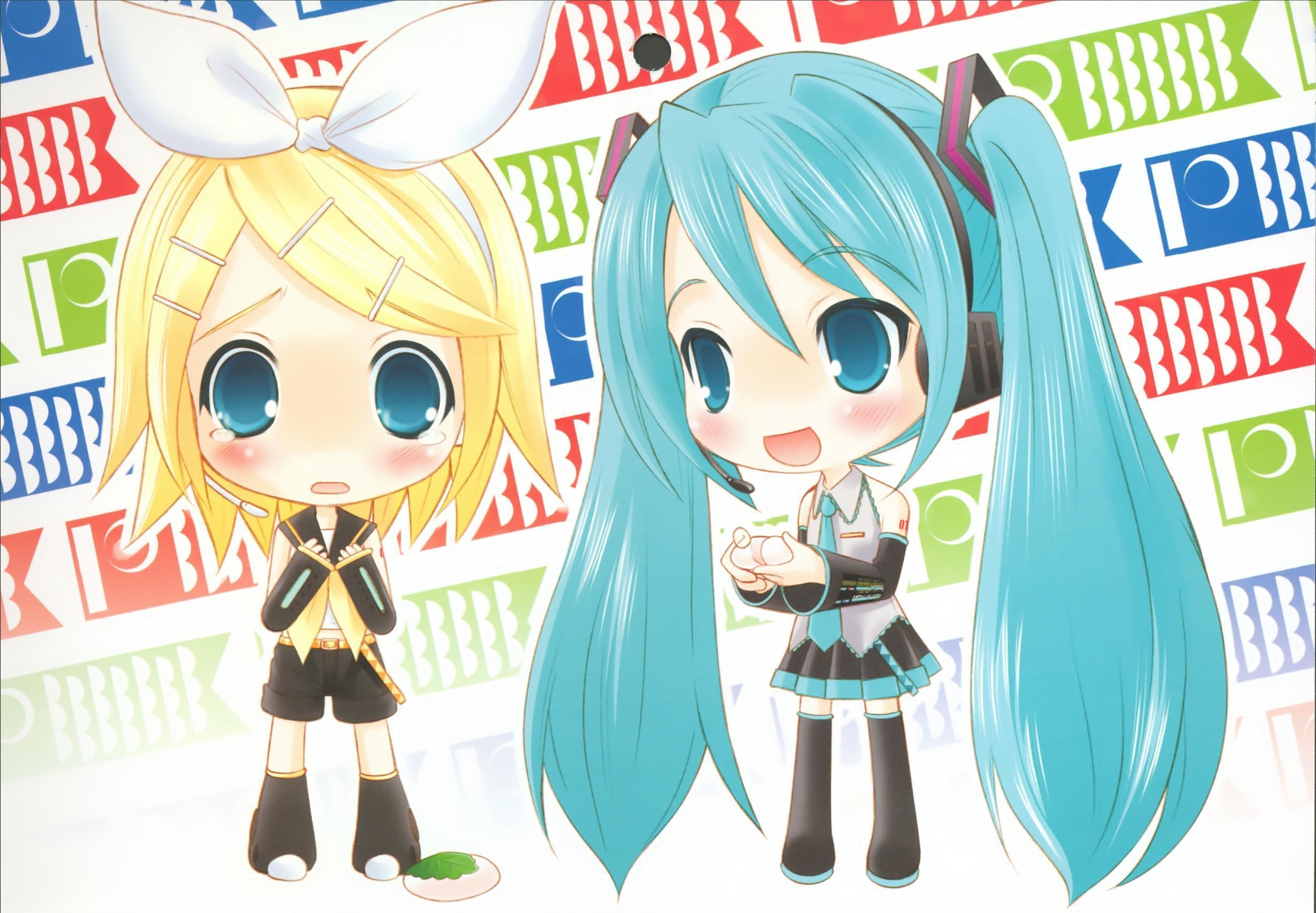 2458x1706 Anime Chibi Vocaloid Wallpapers HD