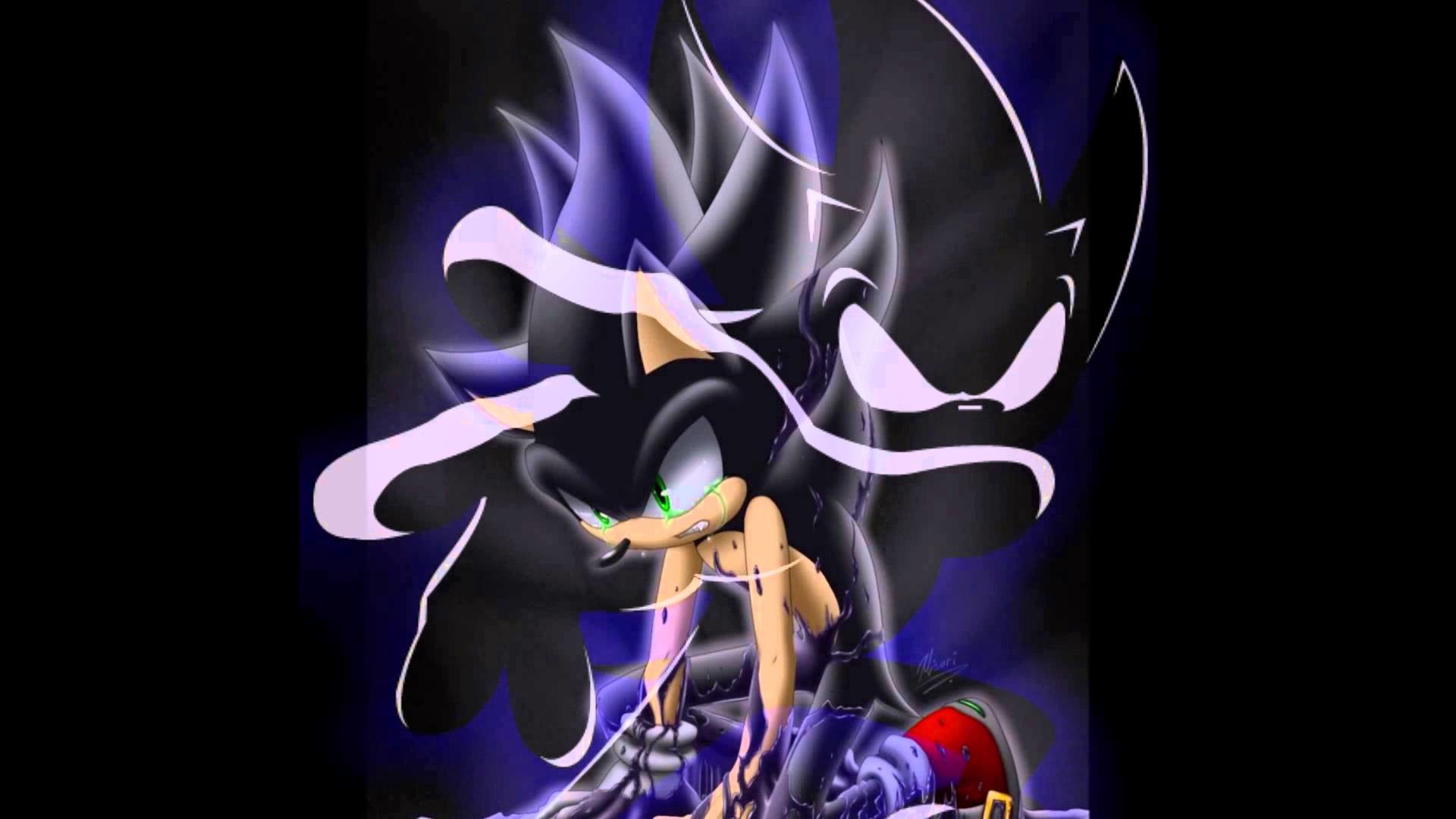 1920x1080 Shadow Vs Dark Sonic by grim-zitos on DeviantArt | dark sonic .
