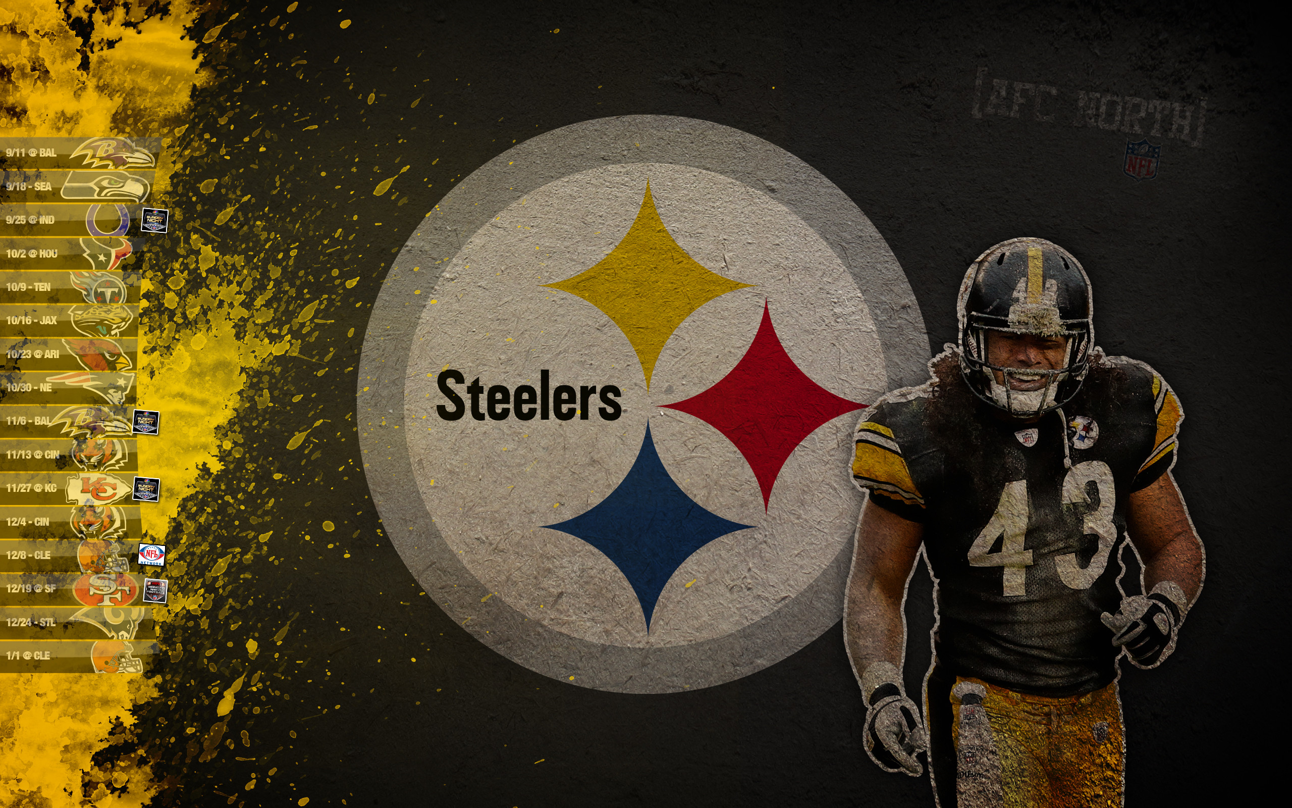 2560x1600 Pittsburgh Steelers Logo Backgrounds 1