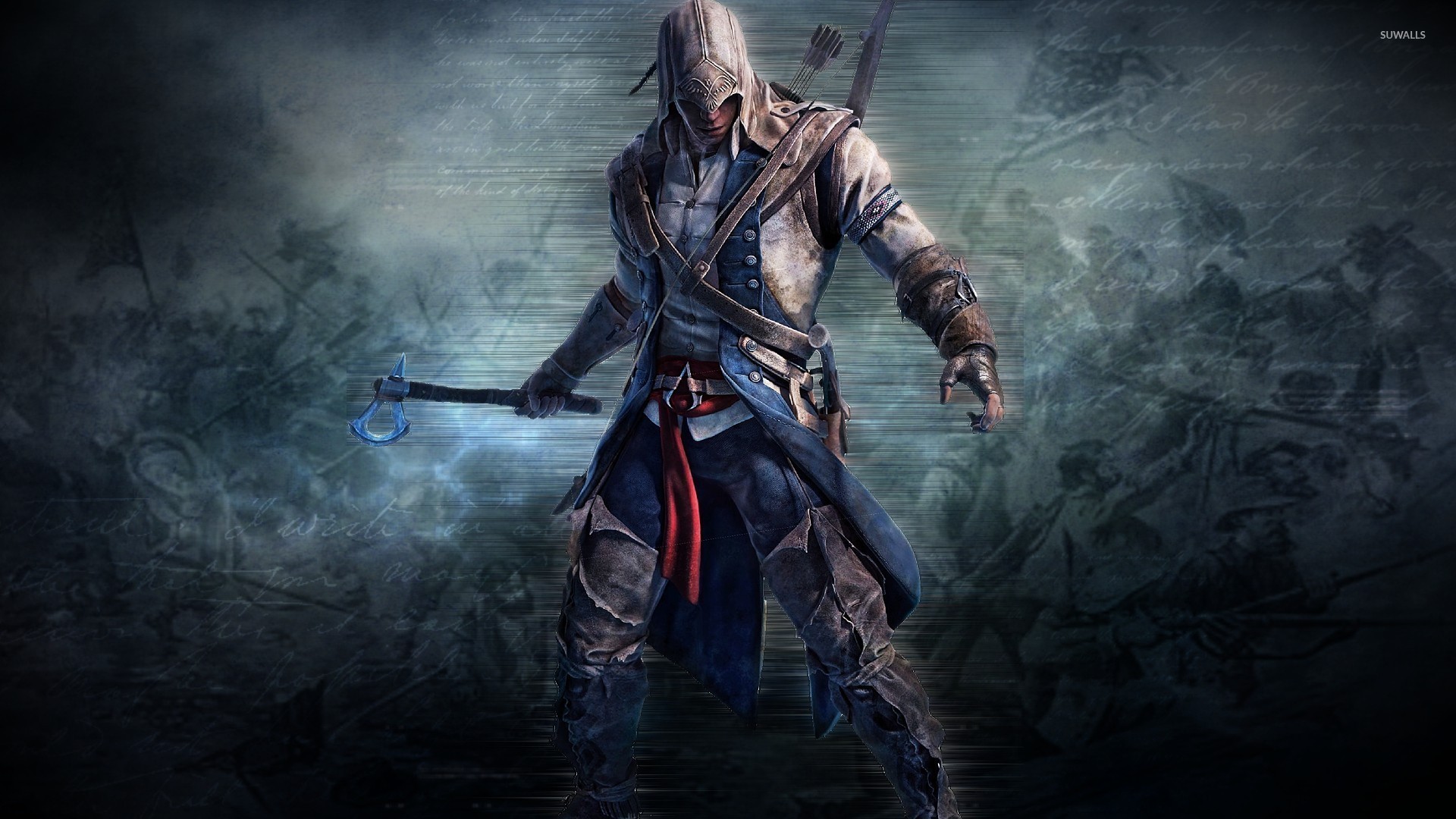 1920x1080 Connor Kenway with an ax - Assassin's Creed III wallpaper