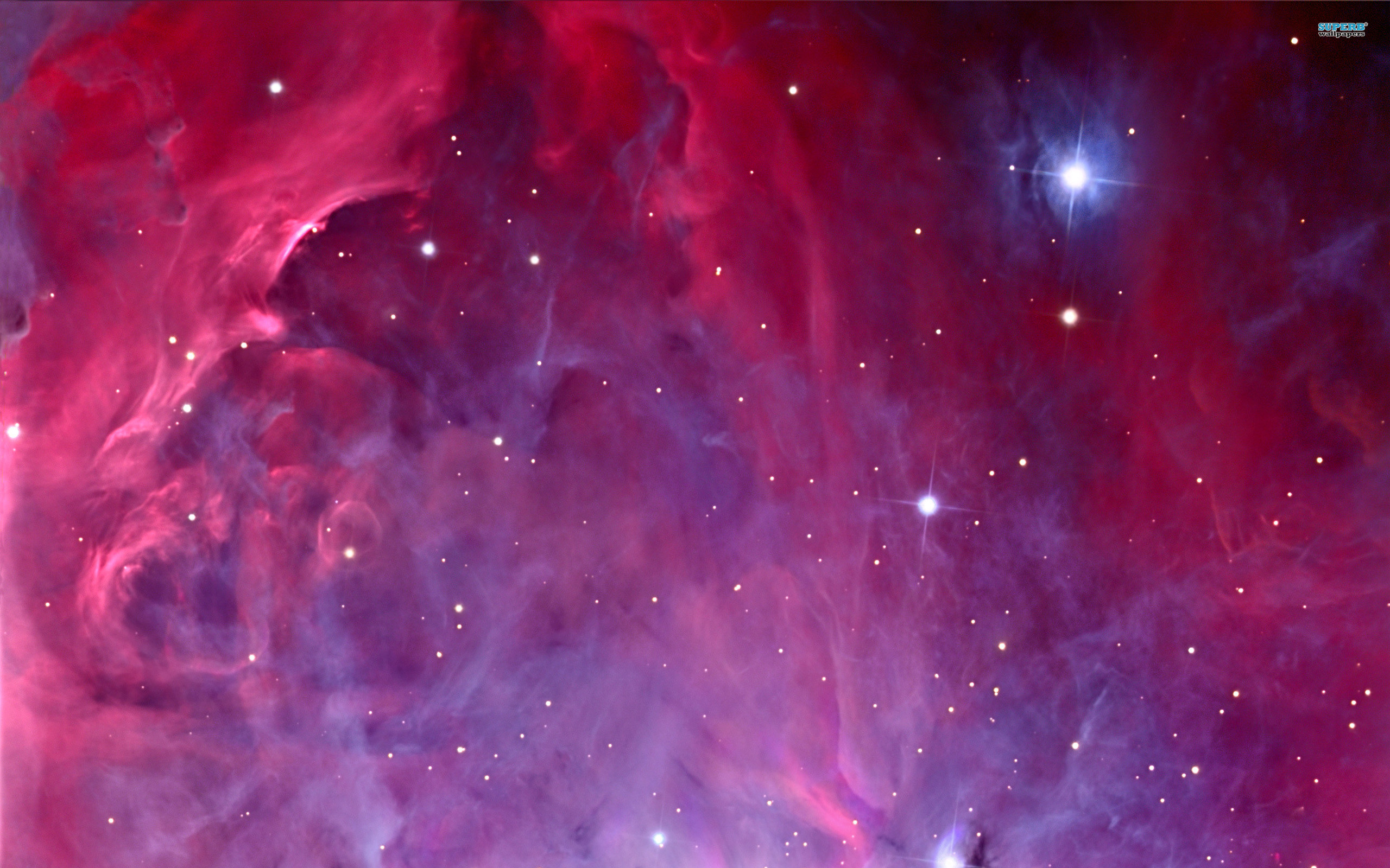 2560x1600 cool Beautiful Purple Orion Nebula