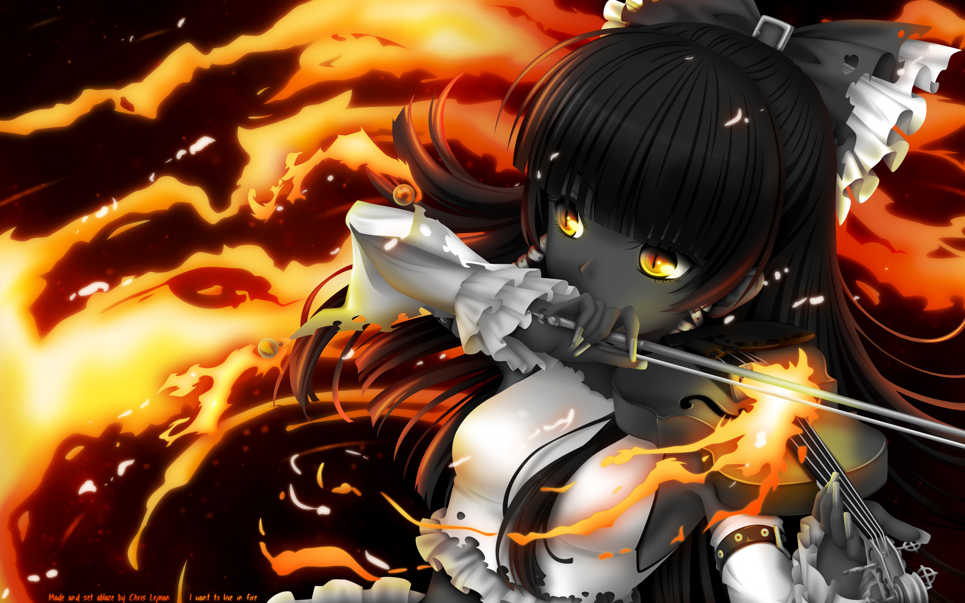 1920x1200 ... I want to live in fire by Deto15