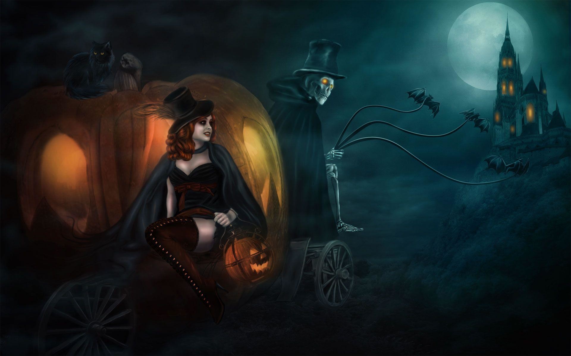 1920x1200 Free Scary Halloween Backgrounds & Wallpaper Collection 2014