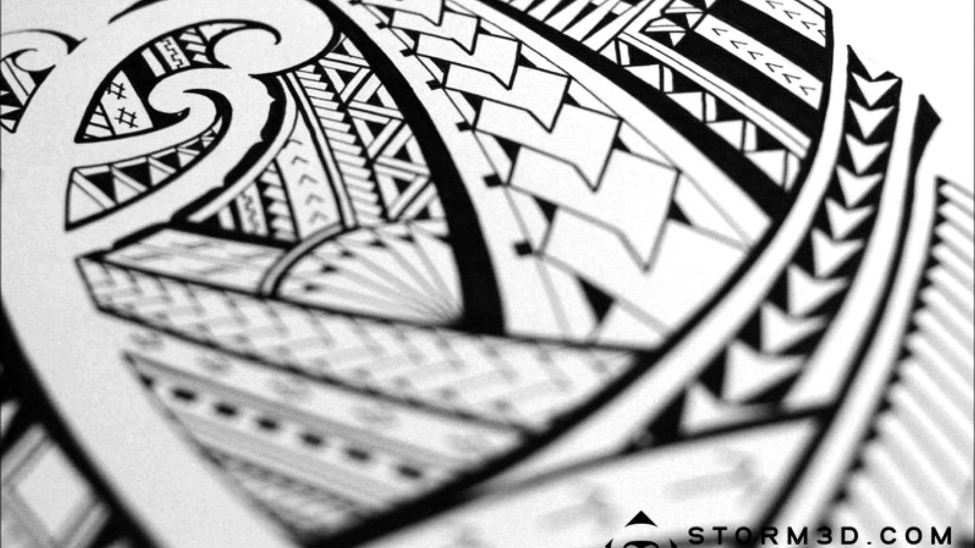 1920x1080 cheap optical sketch design wallpaper drawing a samoan tribal tattoo design  time lapse u youtube with tribal mit buchstaben.