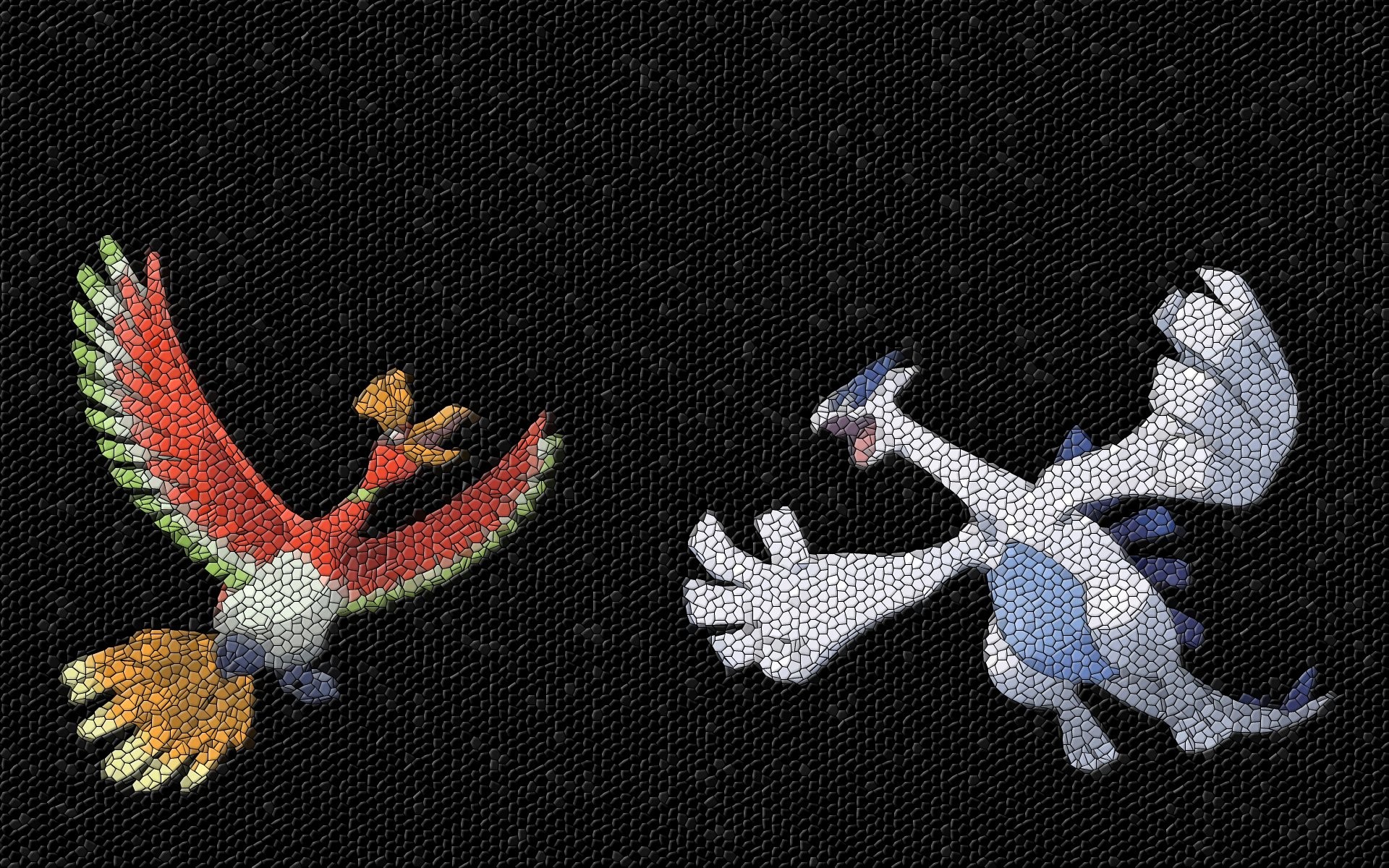 1920x1200 Pokemon mosaic Lugia Ho-oh wallpaper |  | 339966 | WallpaperUP