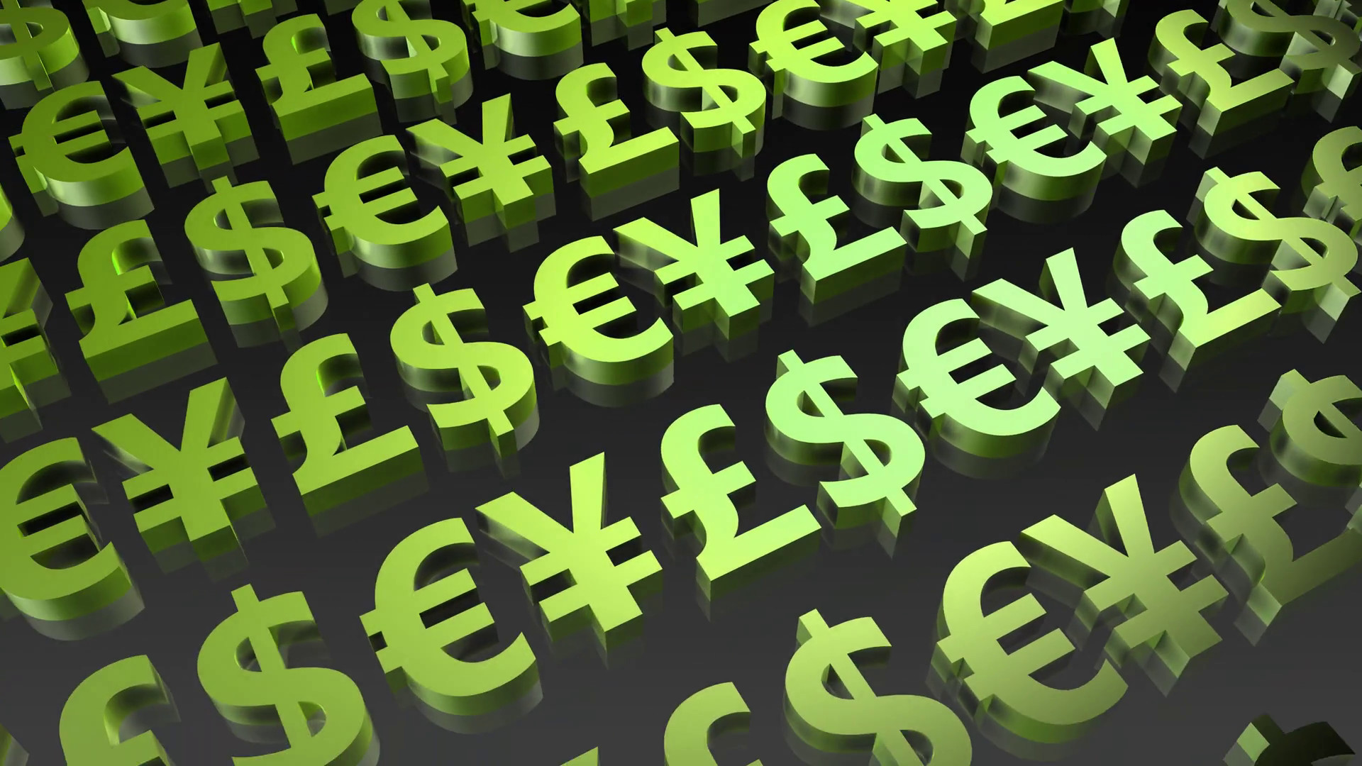 1920x1080 Global Currencies and Money Symbols in 3d Art Motion Background -  VideoBlocks