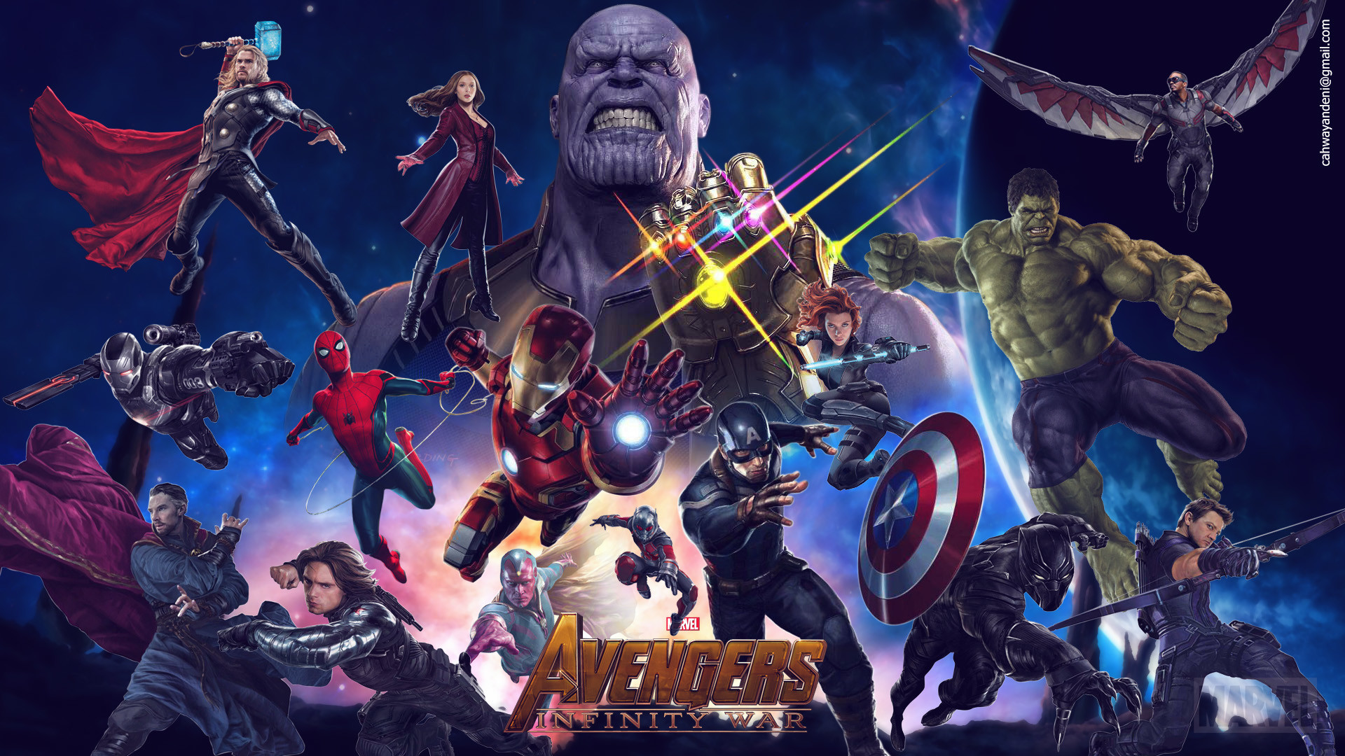 1920x1080 Avengers Infinity War 2018 Movie