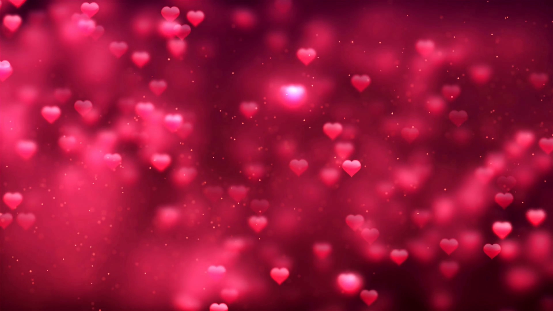 1920x1080 Red Love Heart Animation Particles Romantic Spinning Dangling Glowing Love  Hearts colored Particles Moving Loop Background For Valentines Day,  Mother's Day, ...