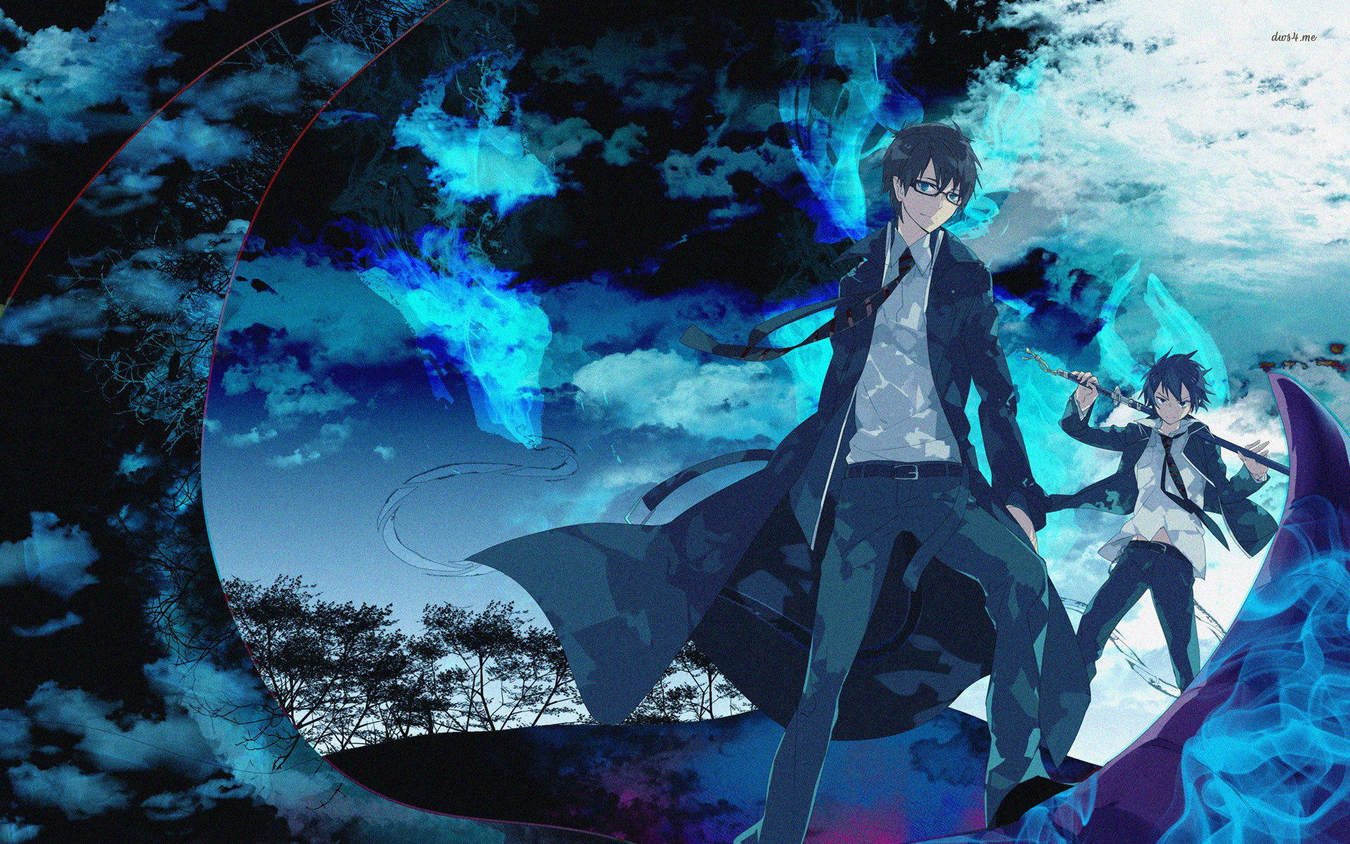 1920x1200 0 Exorcist Wallpapers High Resolution Anime Blue Exorcist Wallpaper HD 15 .