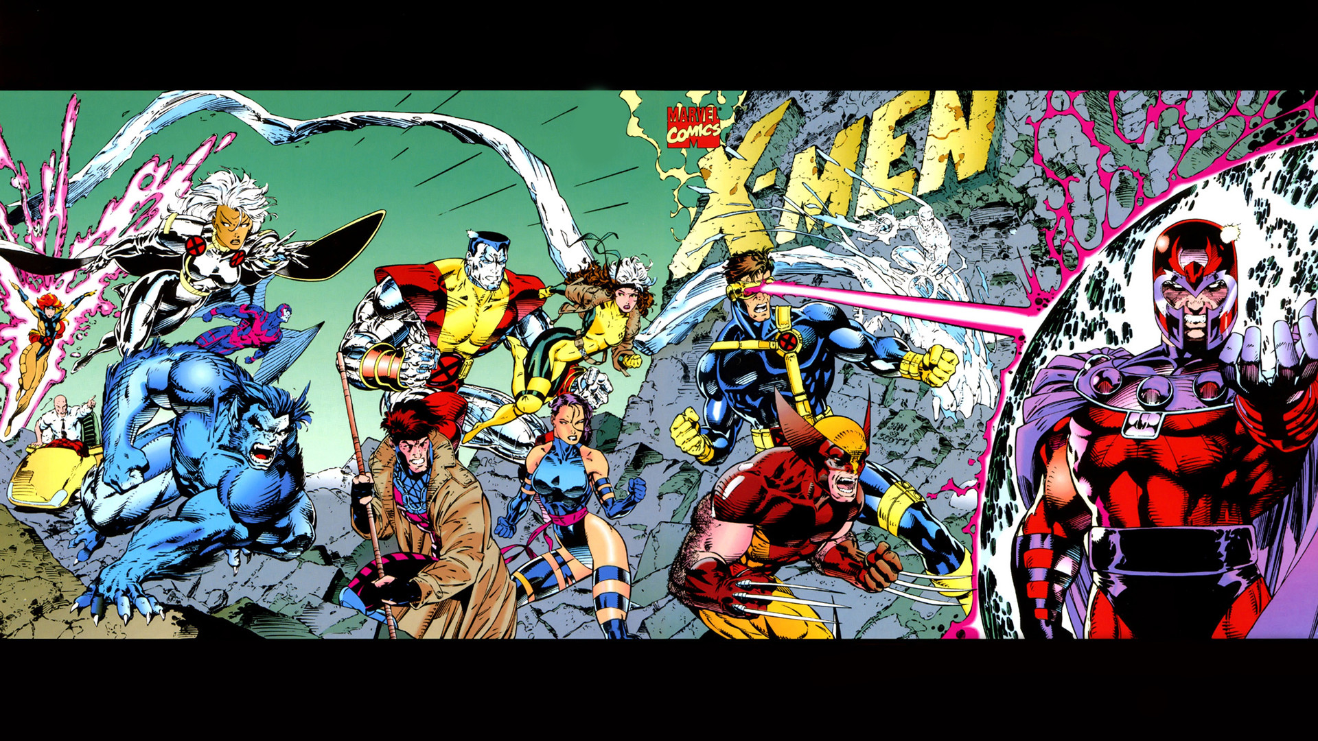1920x1080 you are viewing x men magneto marvel comics hd wallpaper color palette .