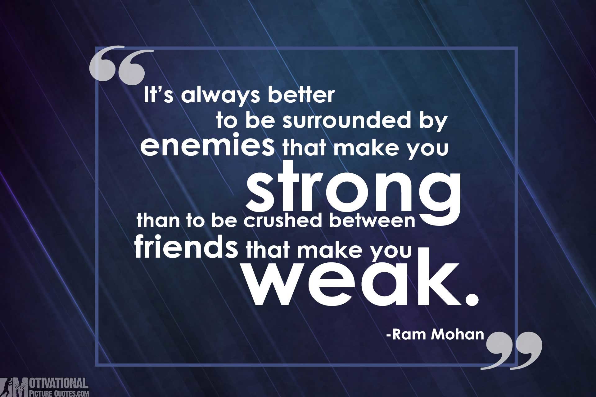 1920x1280 cute quotes being strong by Ram Mohan