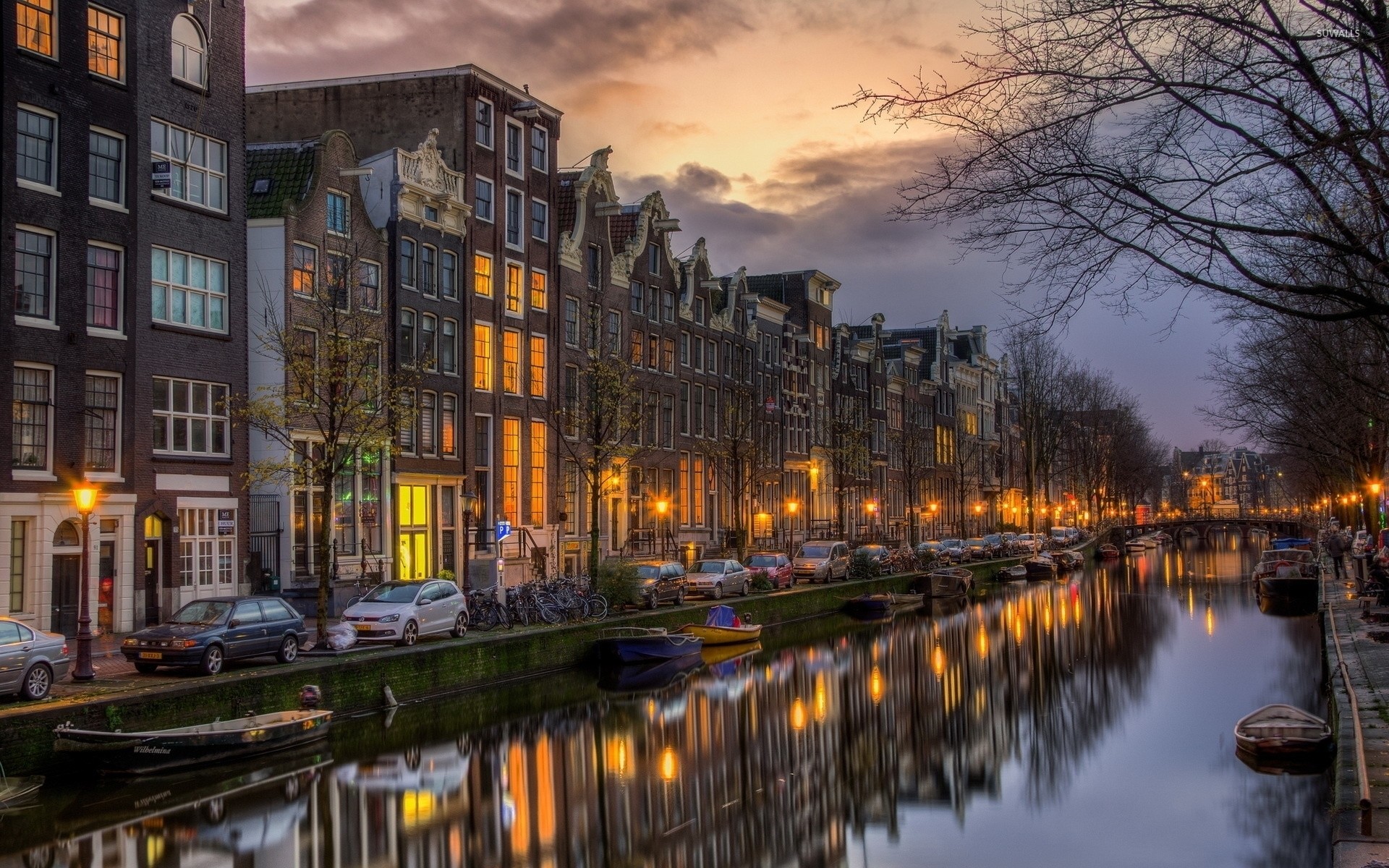 1920x1200 Sunset light in Amsterdam wallpaper  jpg