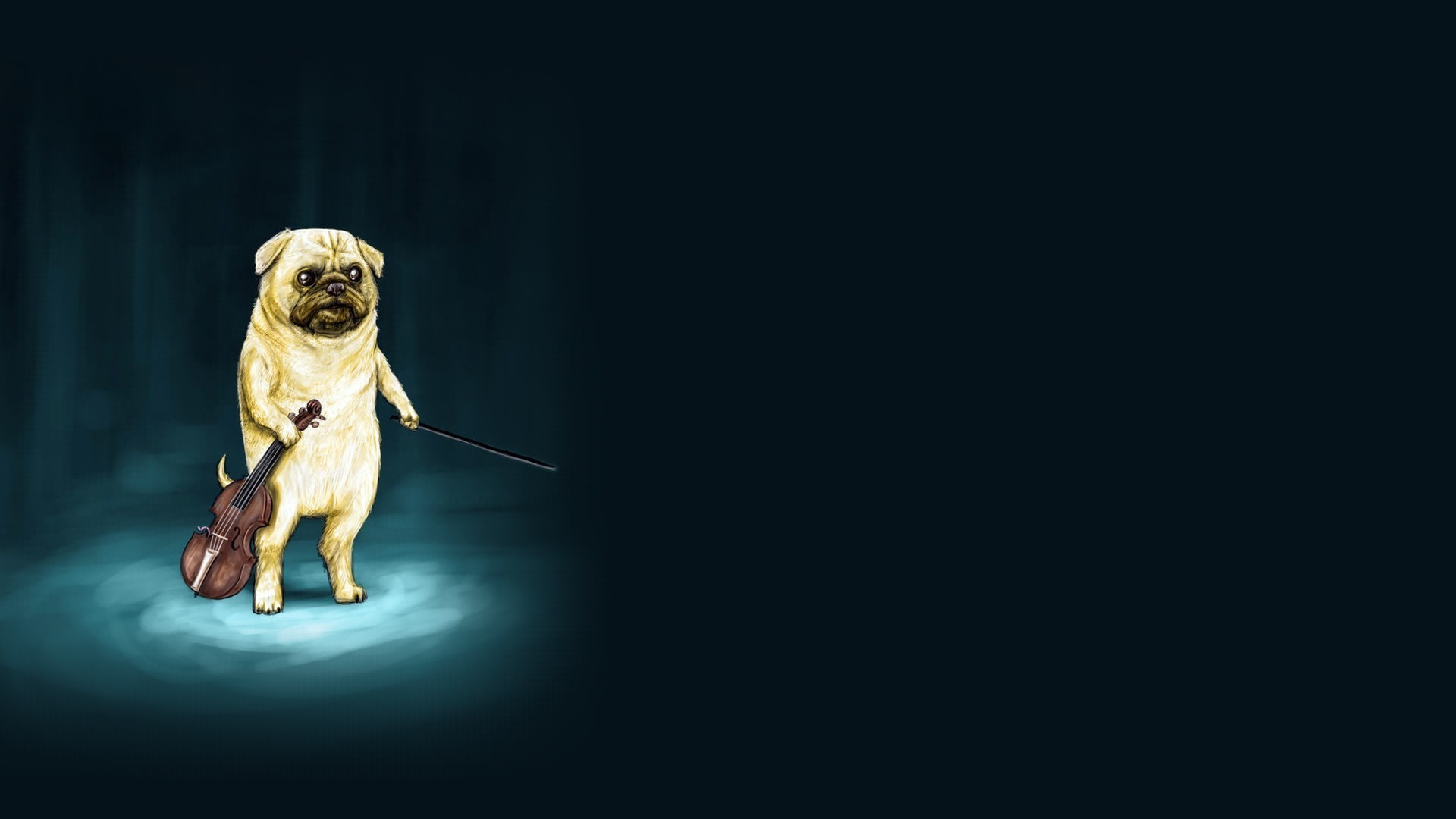 1920x1080 minimalism pug violin adventure time jake the dog Wallpapers HD / Desktop  and Mobile Backgrounds