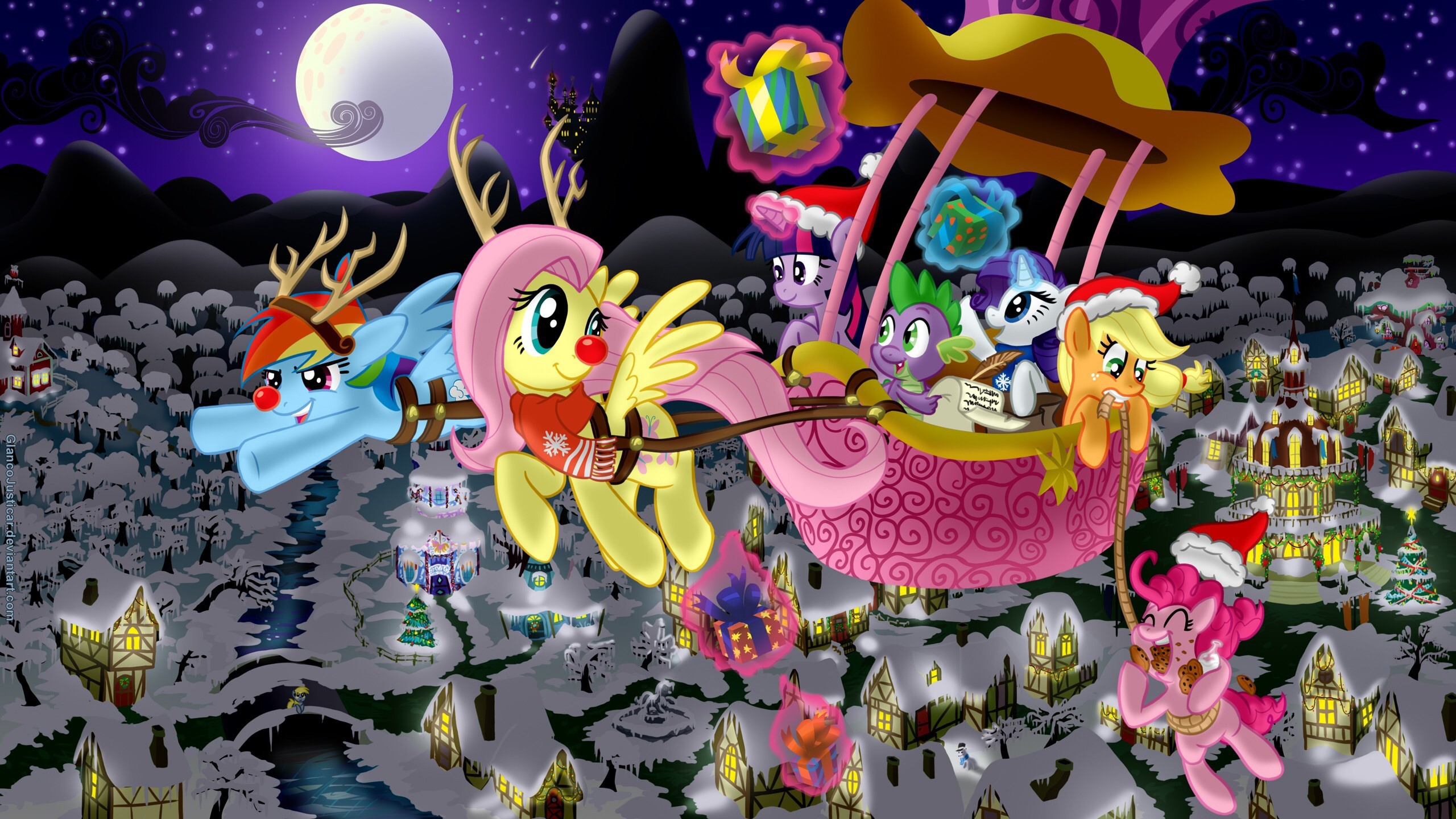 2560x1440 My Little Pony Friendship is Magic images Merry Christmas HD wallpaper and  background photos
