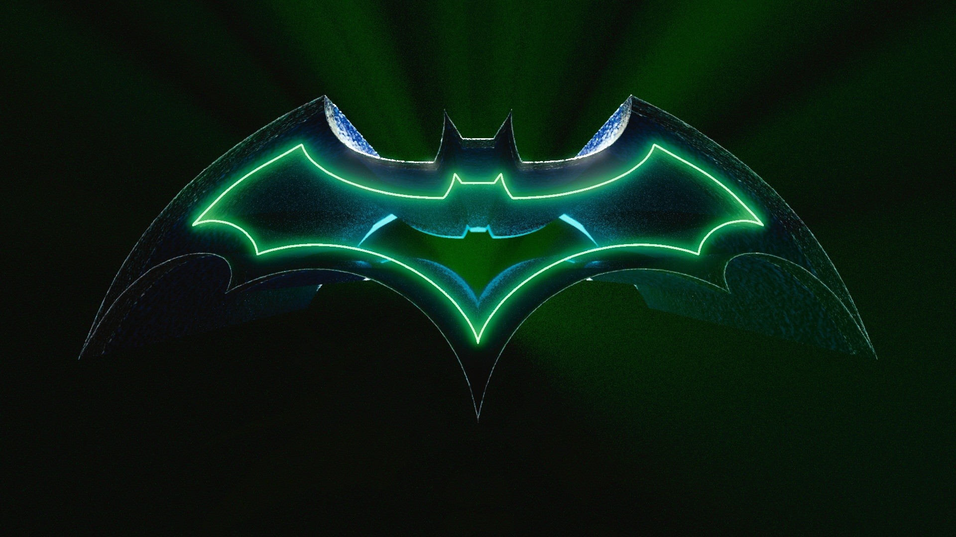 1920x1080 3D Batman Logo HD