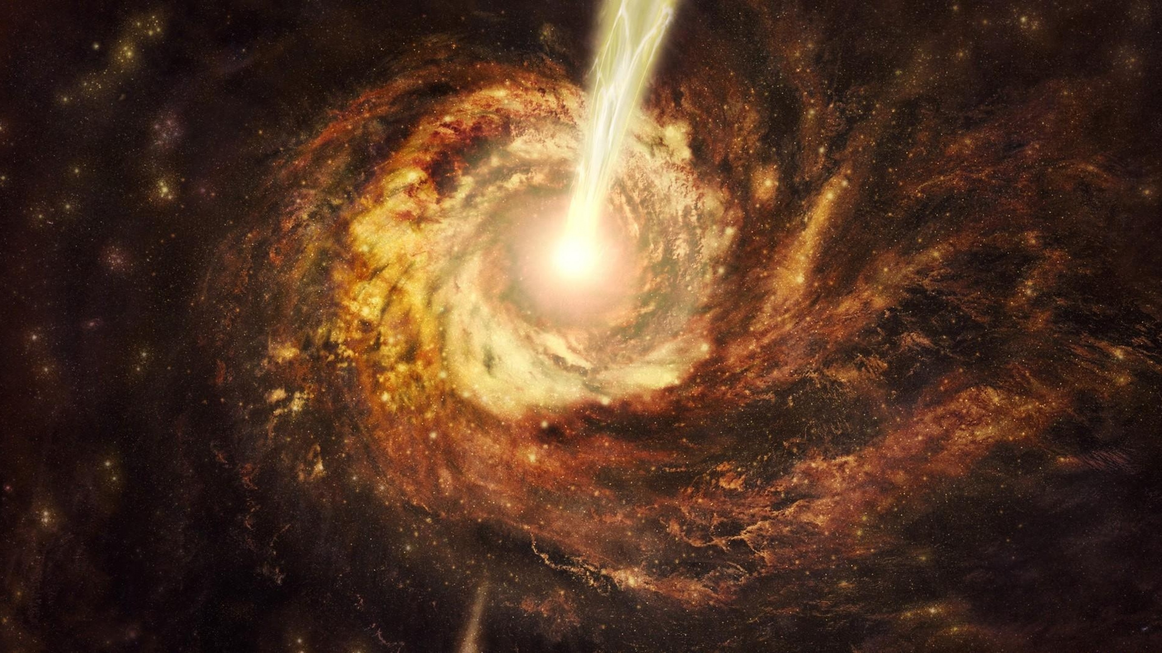 3840x2160 Interstellar Black Hole HD Wallpaper x ID
