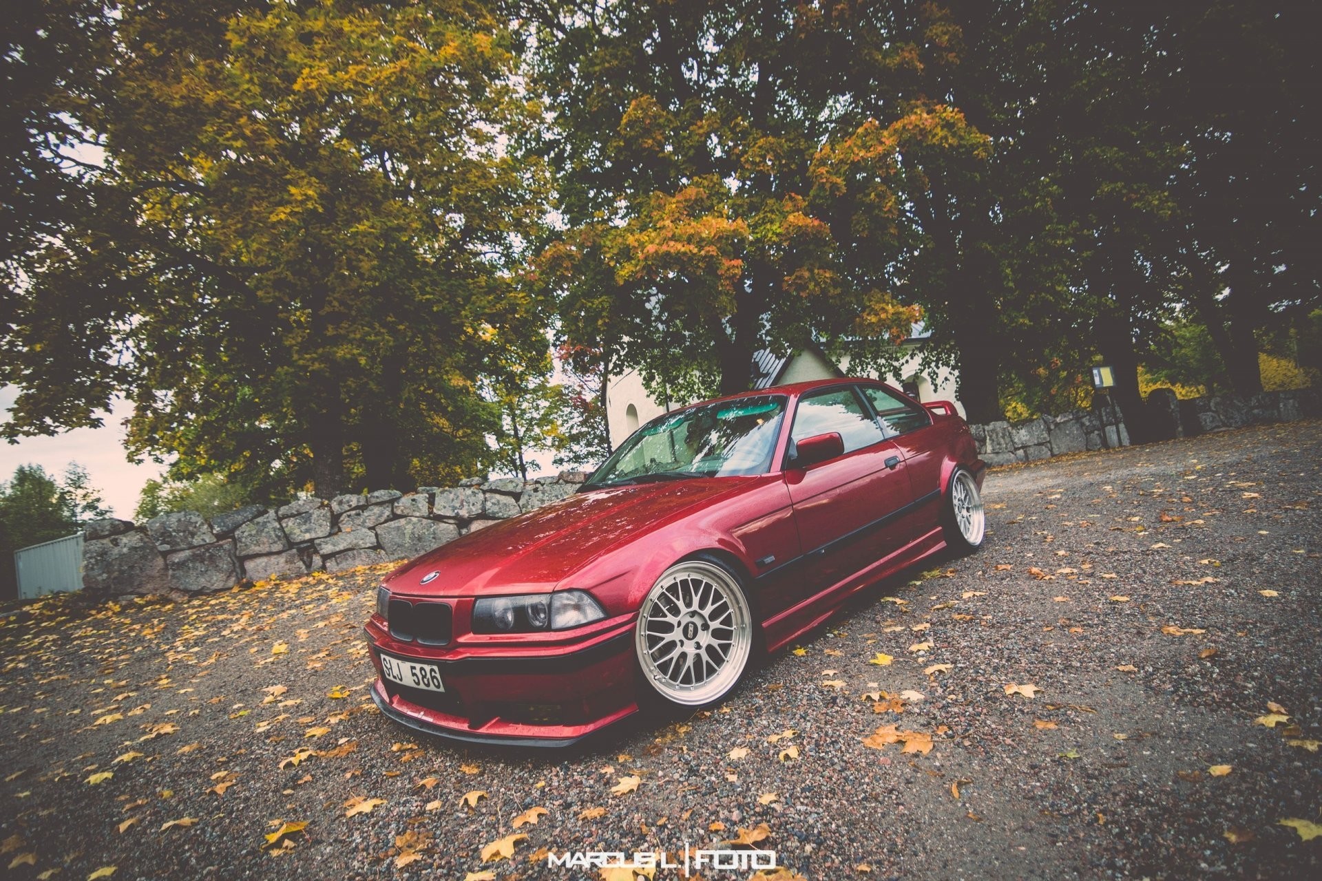 1920x1280 bmw e36 coupe red