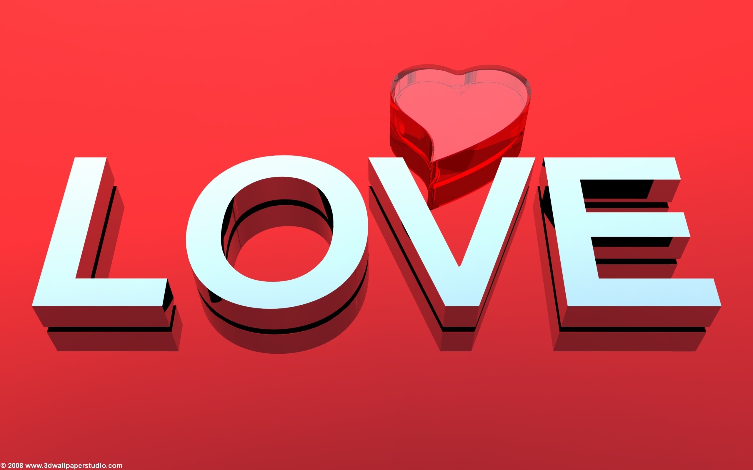 2560x1600 Love and heart wallpaper in  screen resolution