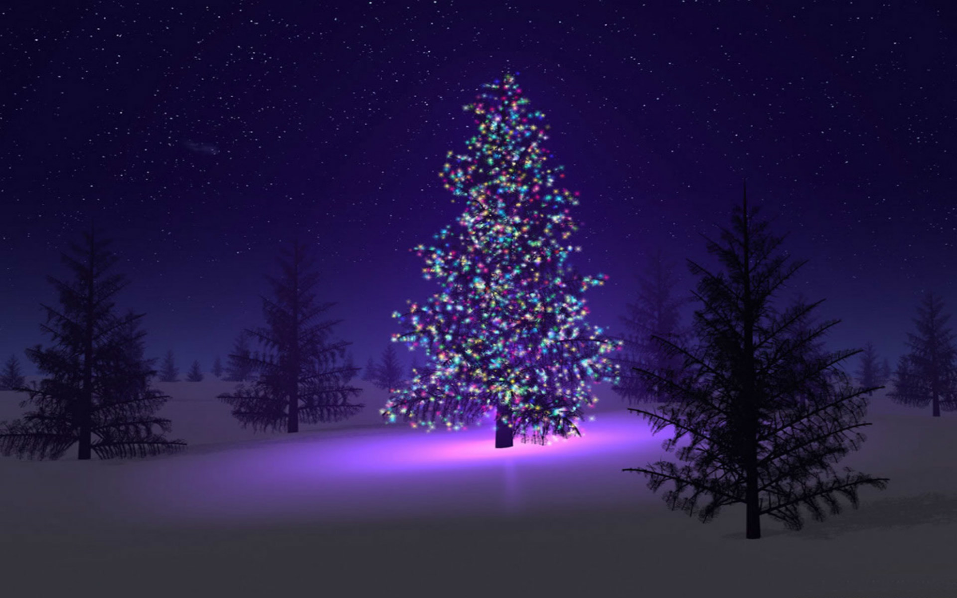 1920x1200 Beautiful Christmas Tree HD Wallpaper