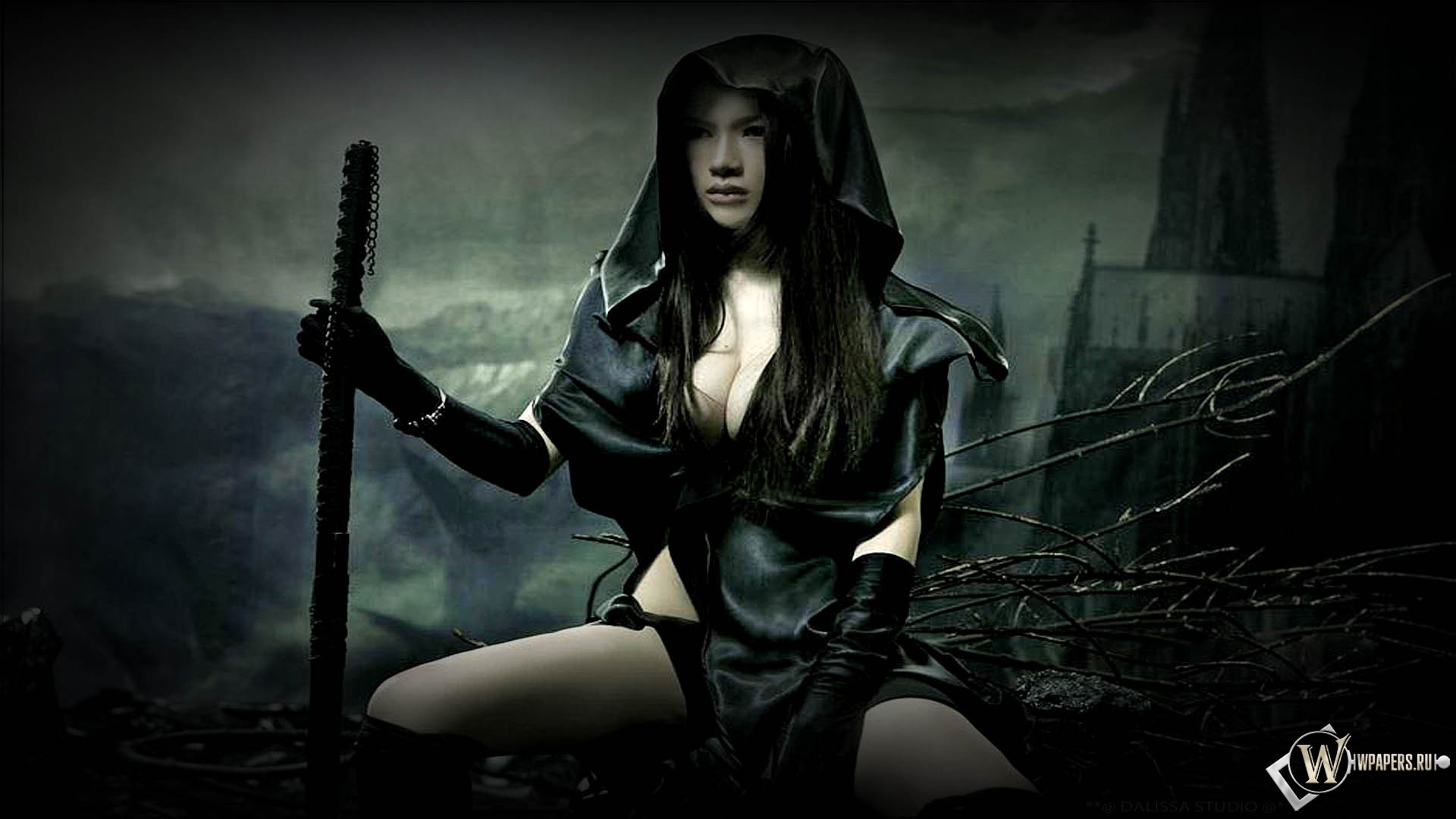 1920x1080 gothic images | Gothic Goth Girl wallpaper | Cool shit | Pinterest .