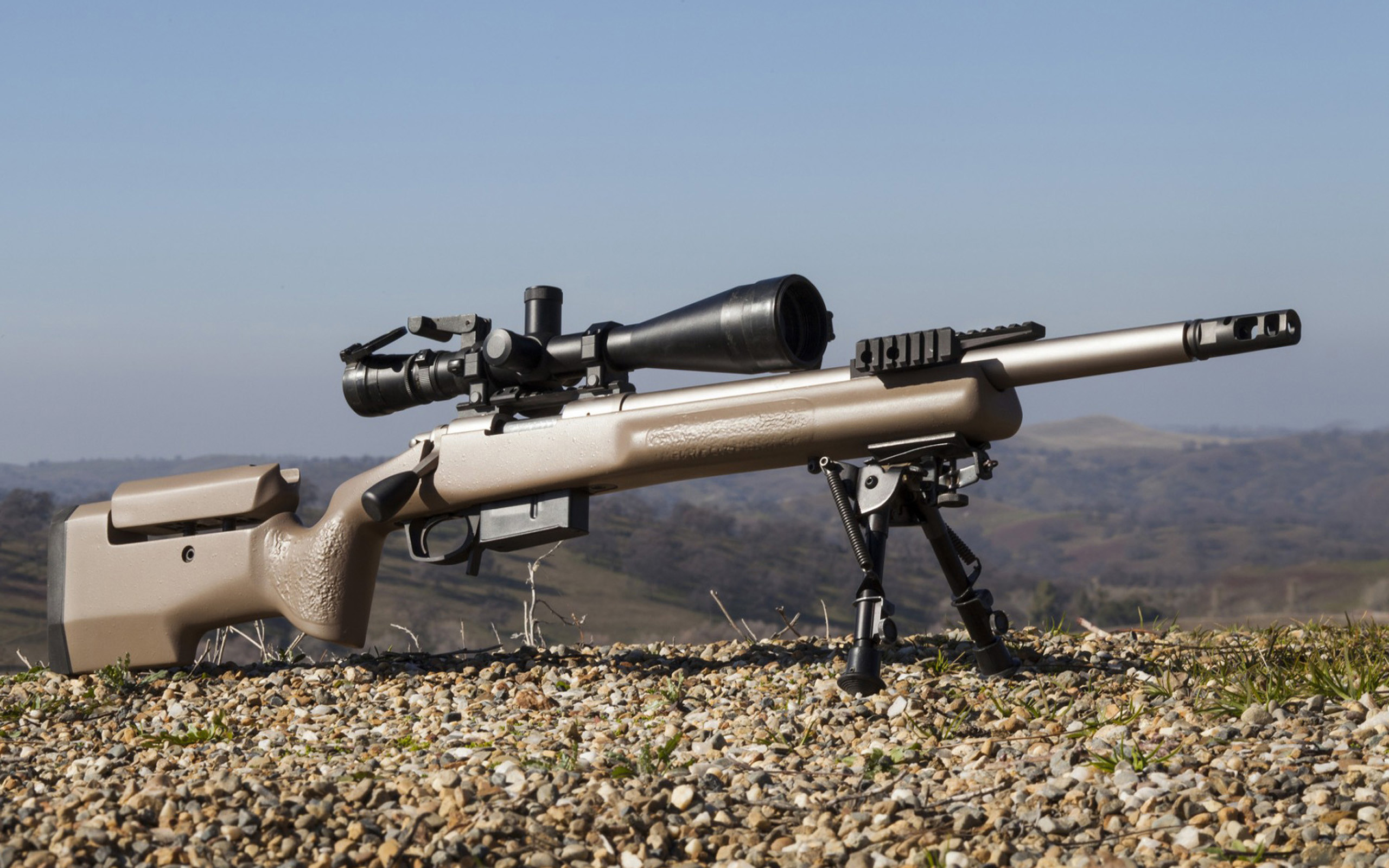 2560x1600 Remington Sniper Rifle Wallpaper 8204