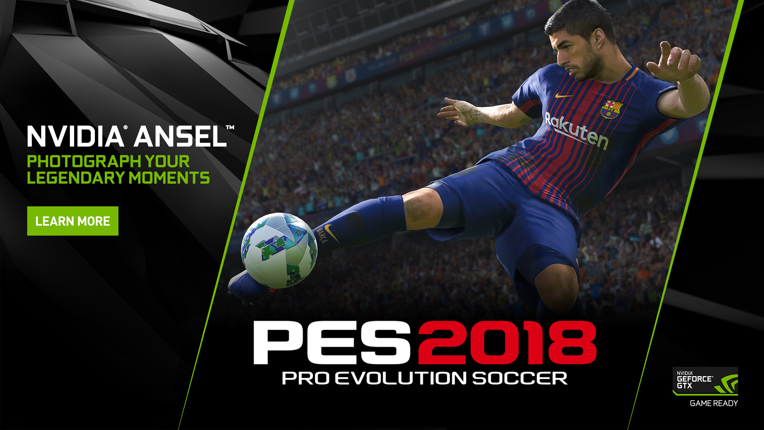 2560x1440 Pro Evolution Soccer 2018 on PC: Capture The Beautiful Game From Any Angle  With NVIDIA