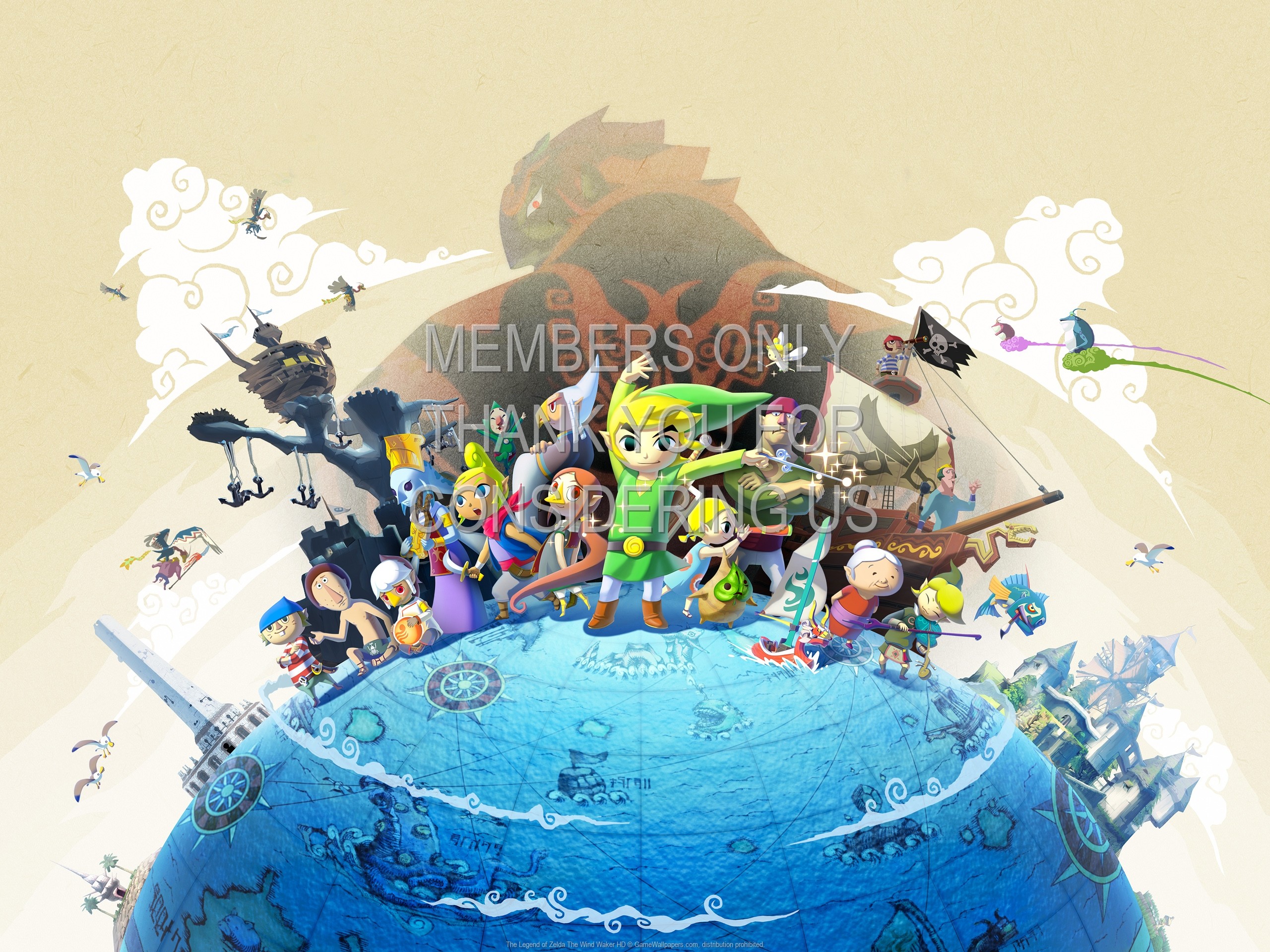 2560x1920 The Legend of Zelda: The Wind Waker HD wallpaper 01 @ 1920x1080