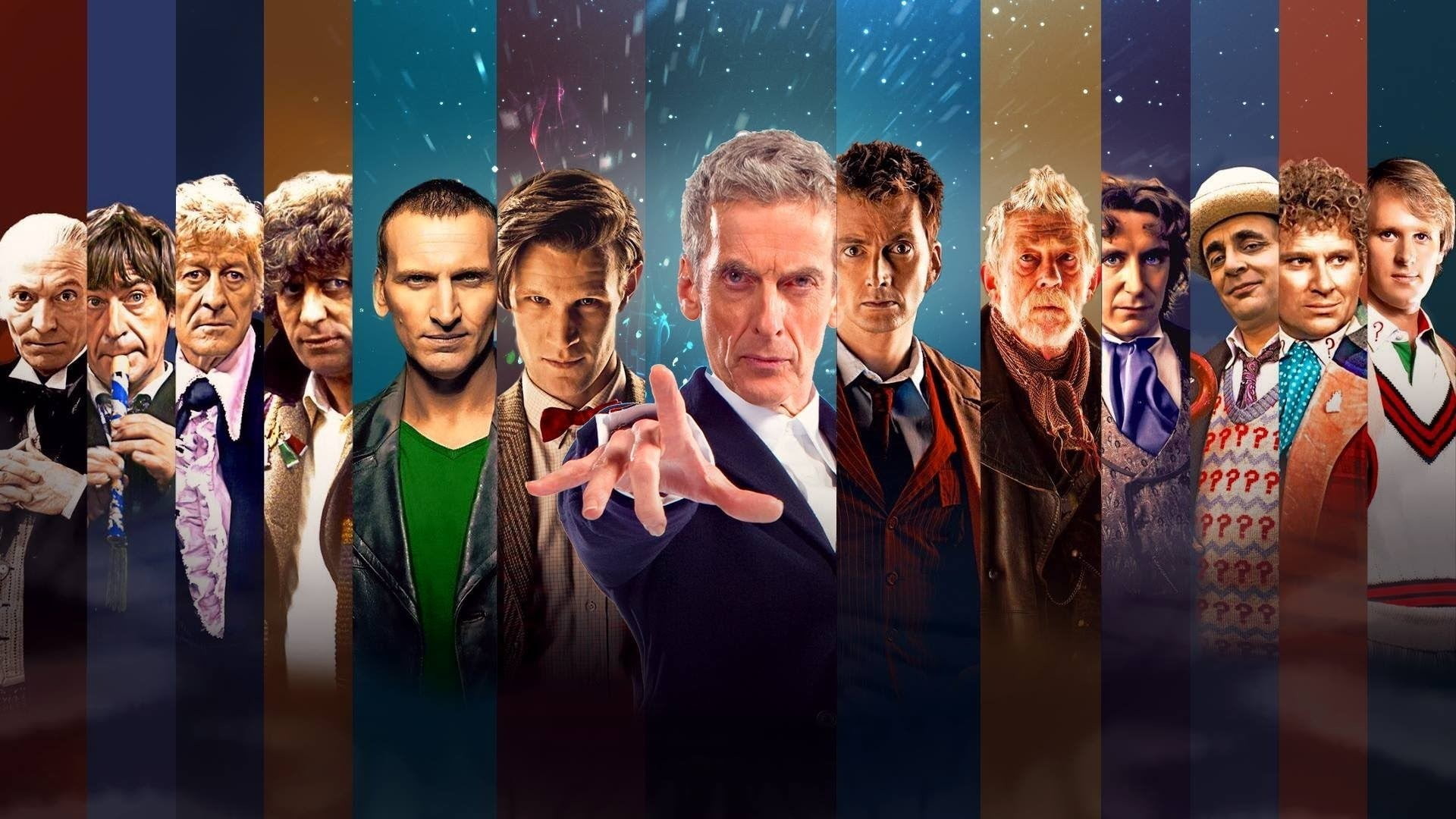1920x1080 men's black suit coat, Doctor Who, Matt Smith, The Doctor, David Tennant