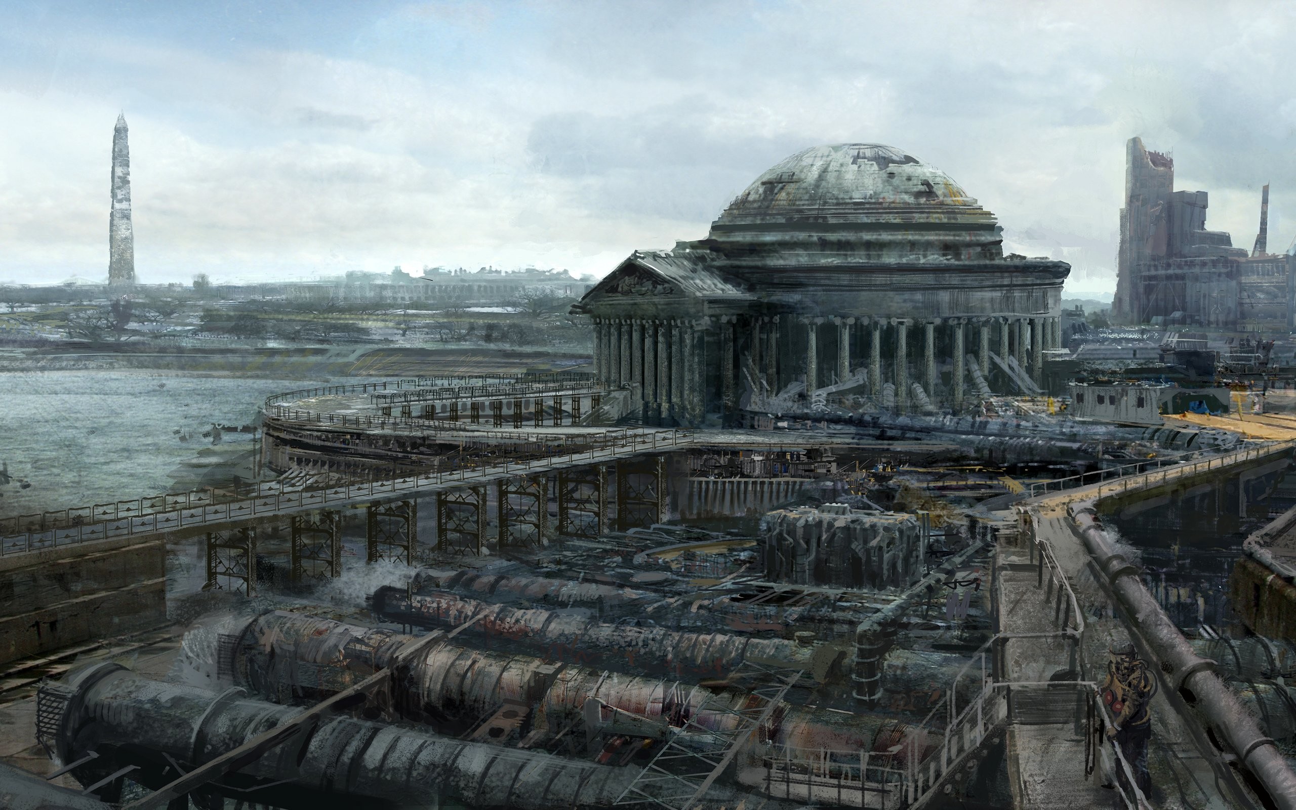 2560x1600 FALLOUT sci-fi city apocalyptic g wallpaper |  | 153092 |  WallpaperUP