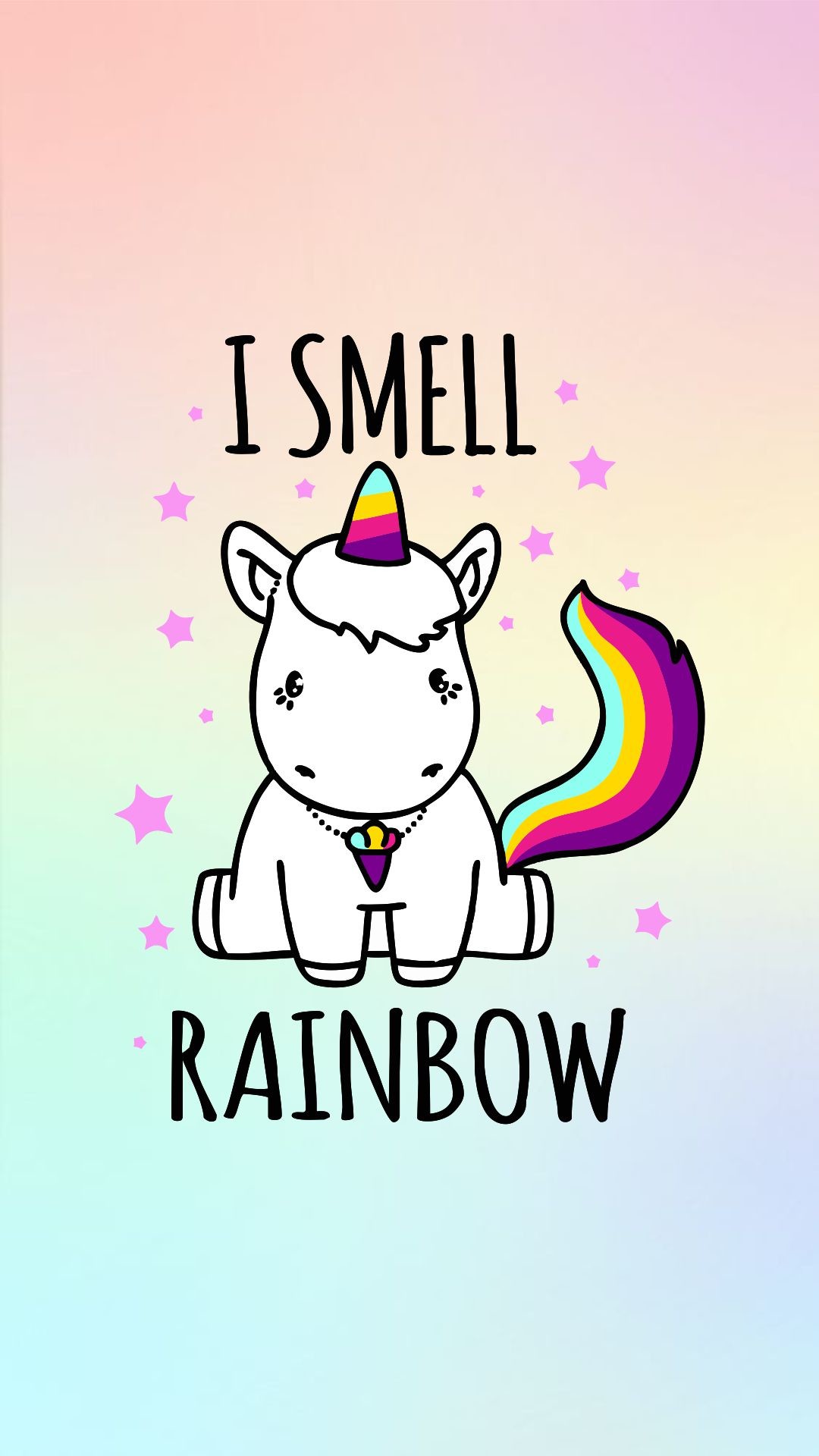 1080x1920 Unicorn I Smell Rainbow