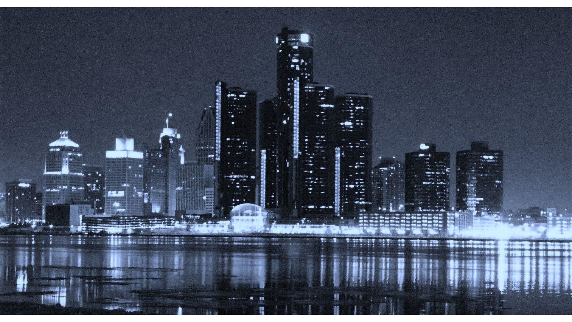1920x1080 detroit city skyline desktop wallpaper