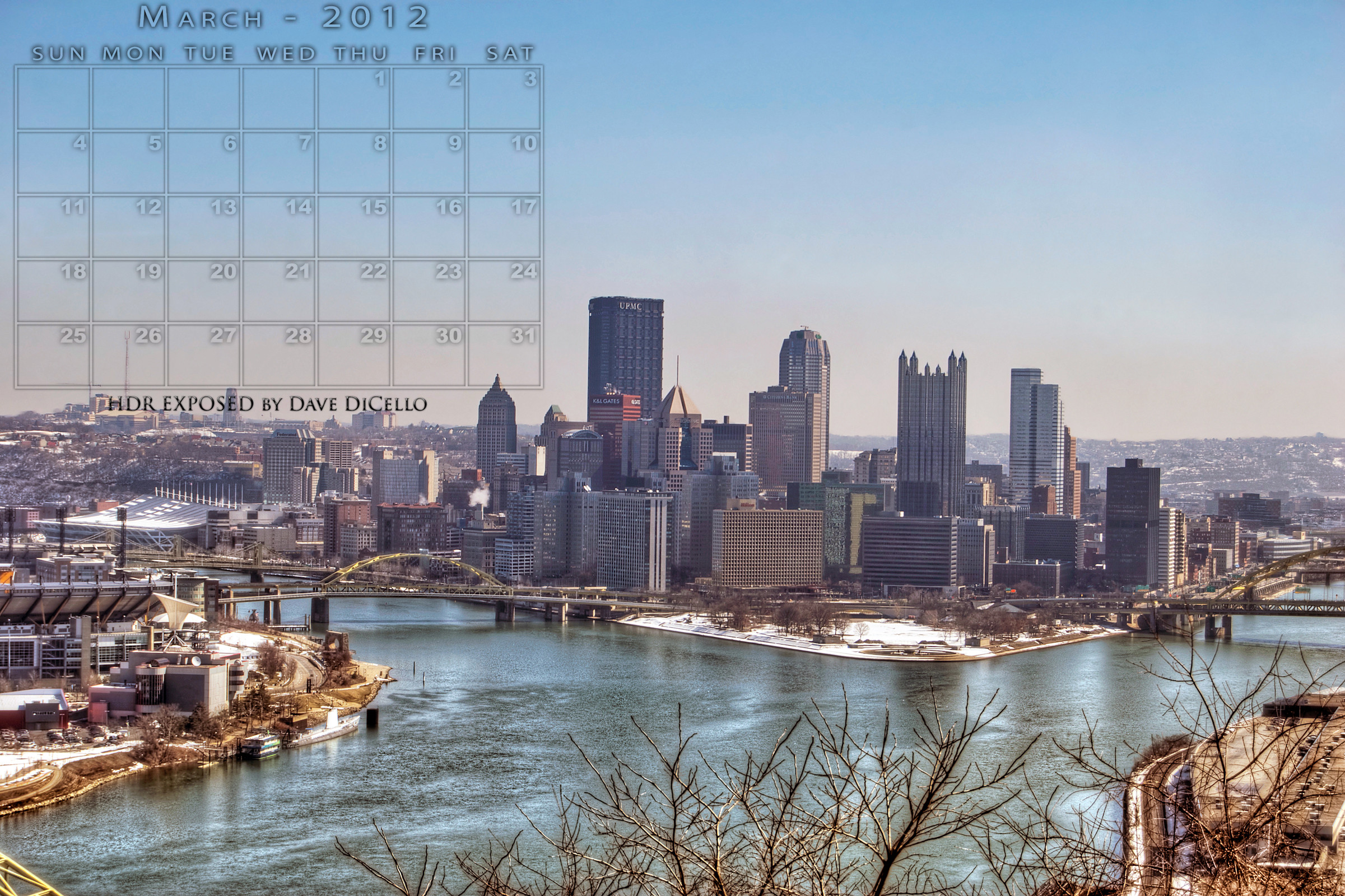 2401x1600 Pittsburgh skyline wallpaper