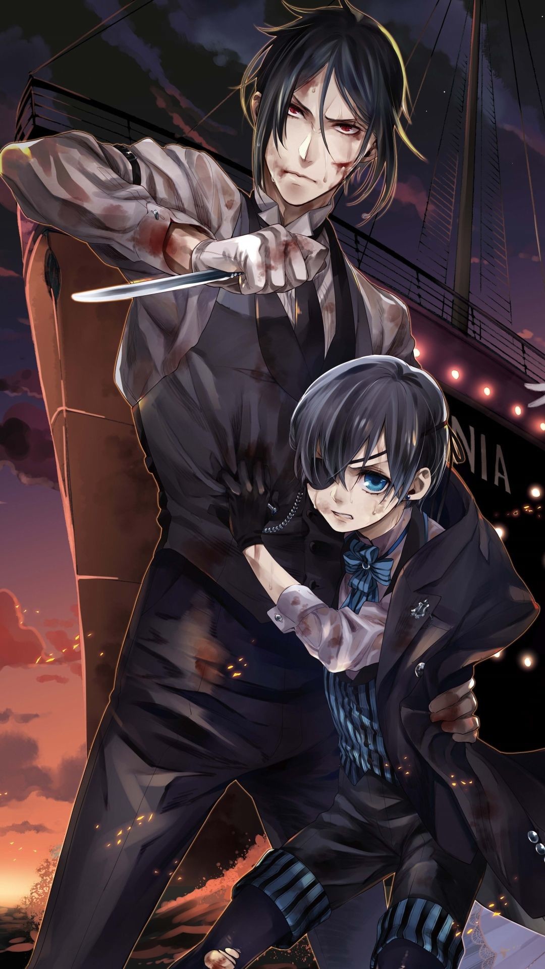 1080x1920 1920x1200 Black Butler Wallpapers and Background Images - stmed.net.  1920x1200 Black Butler Wallpapers ...