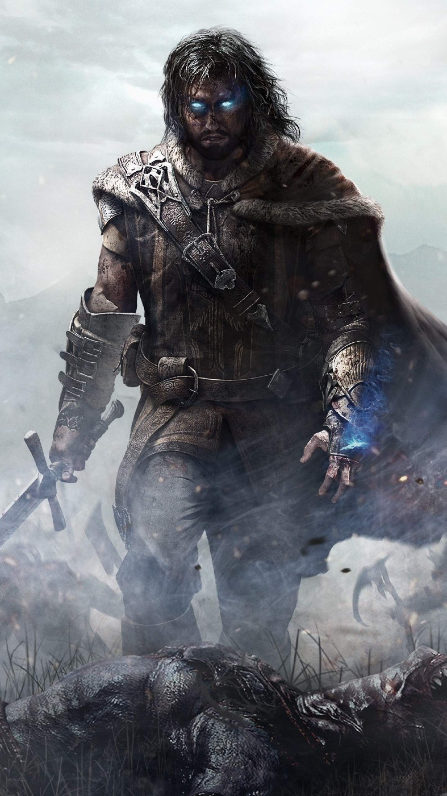 1440x2560  Wallpaper middle-earth shadow of mordor, monolith productions,  warner brothers interactive entertainment